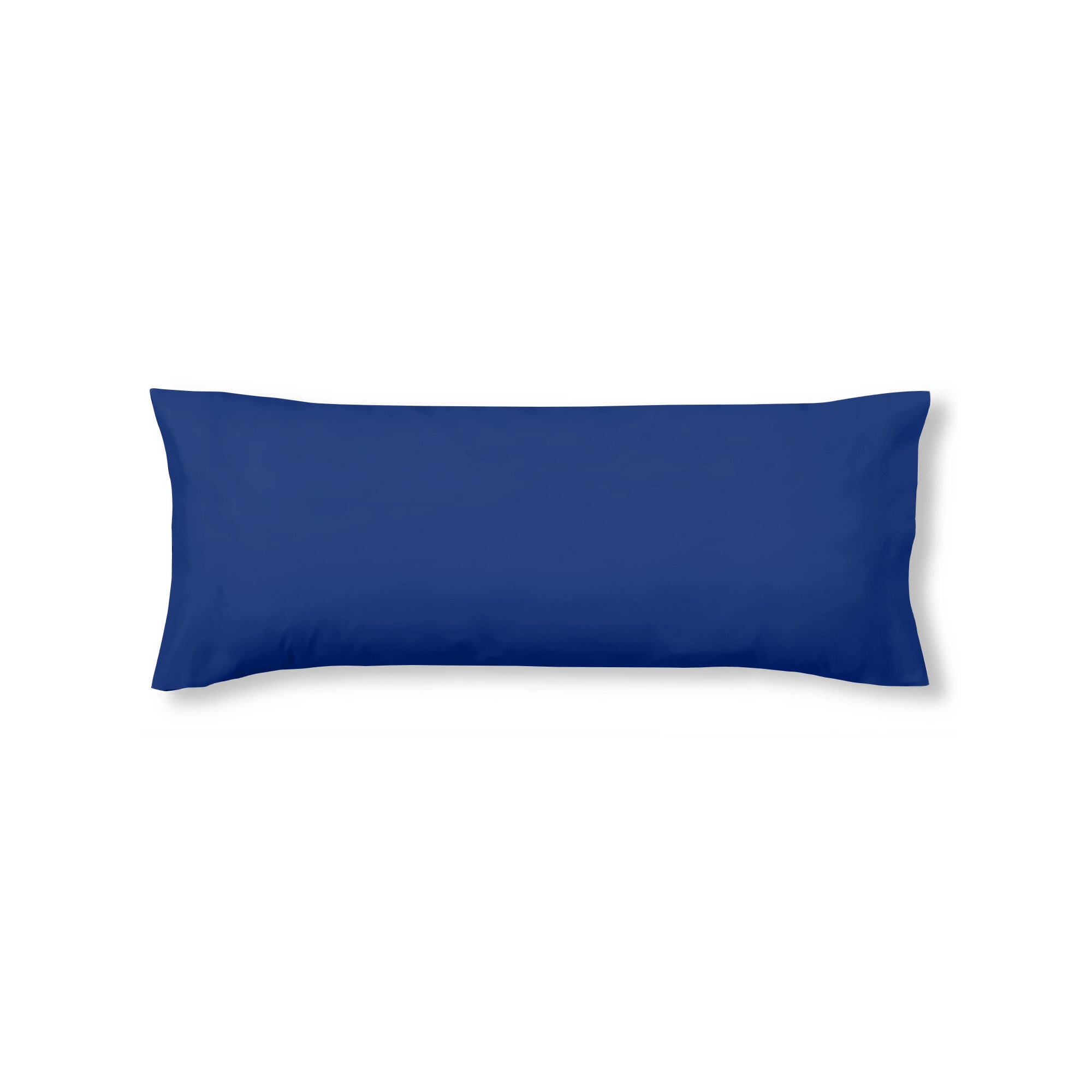 Funda almohada lisa 100% algodón Azul Cobalto