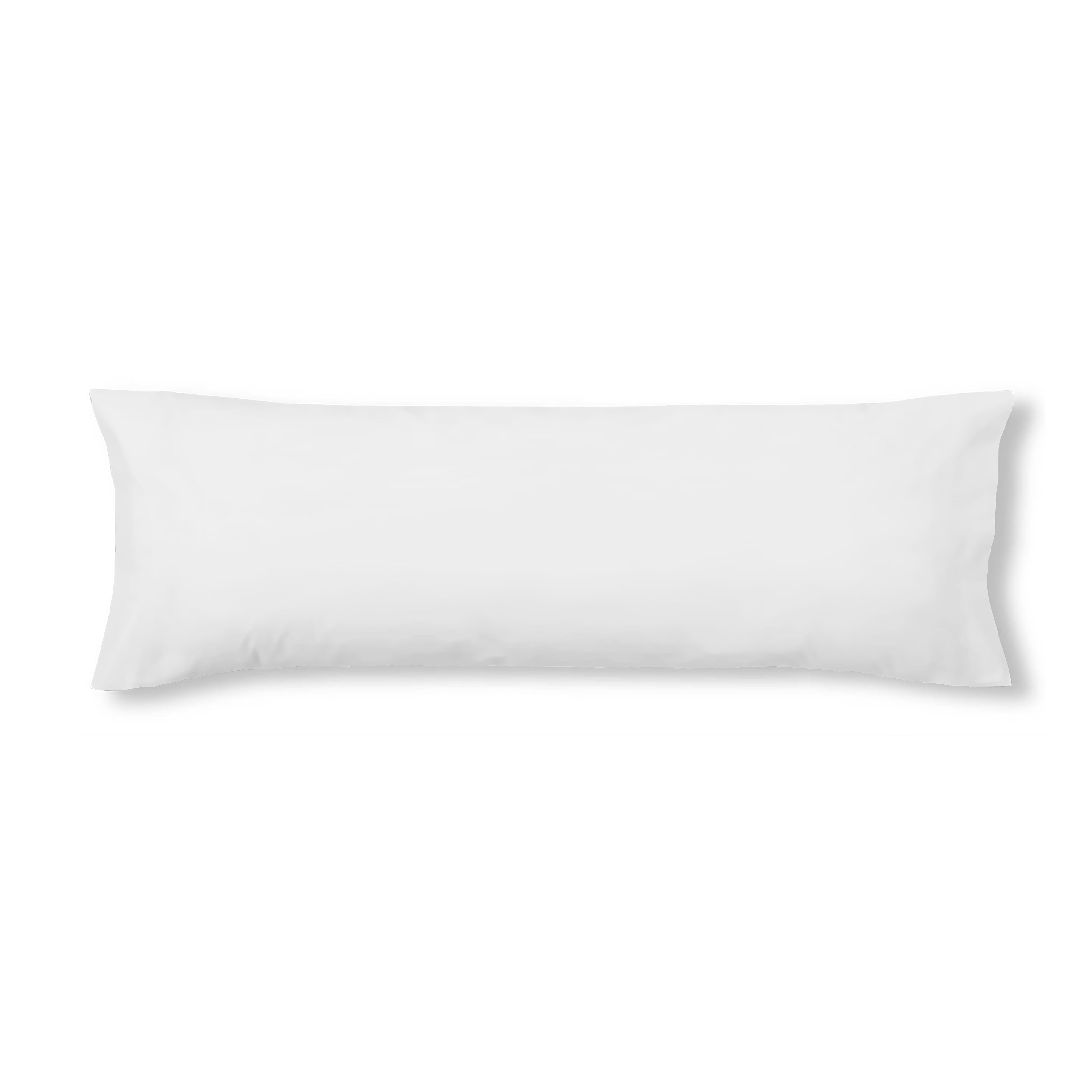 Funda almohada lisa 100% algodón Blanco Optico