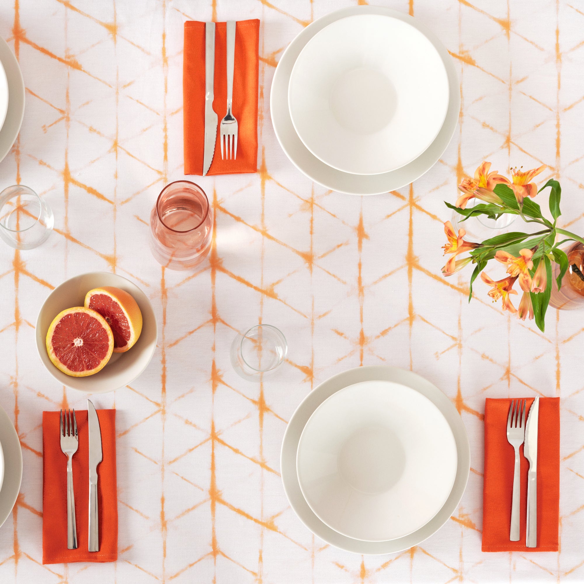 Mantel resinado antimanchas 100% algodón Leek 23