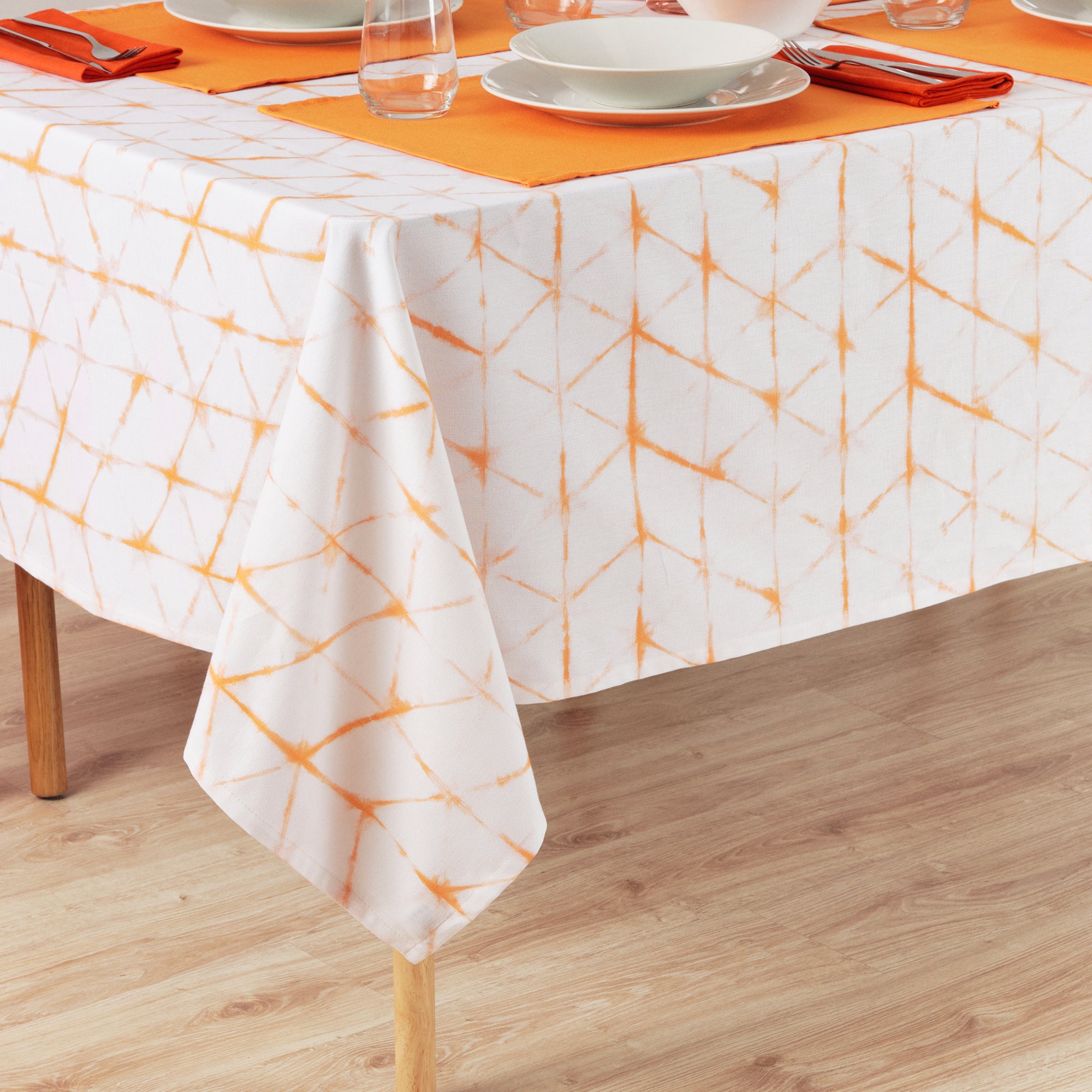 Mantel resinado antimanchas 100% algodón Leek 23