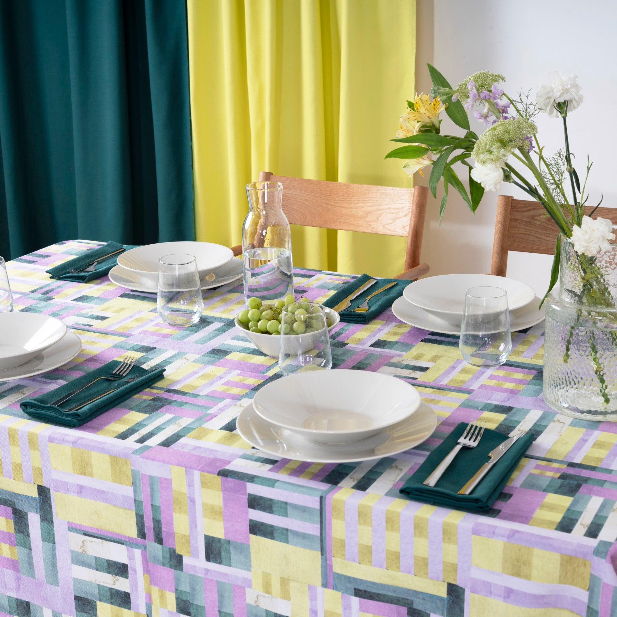 Mantel resinado antimanchas 100% algodón Diss 2