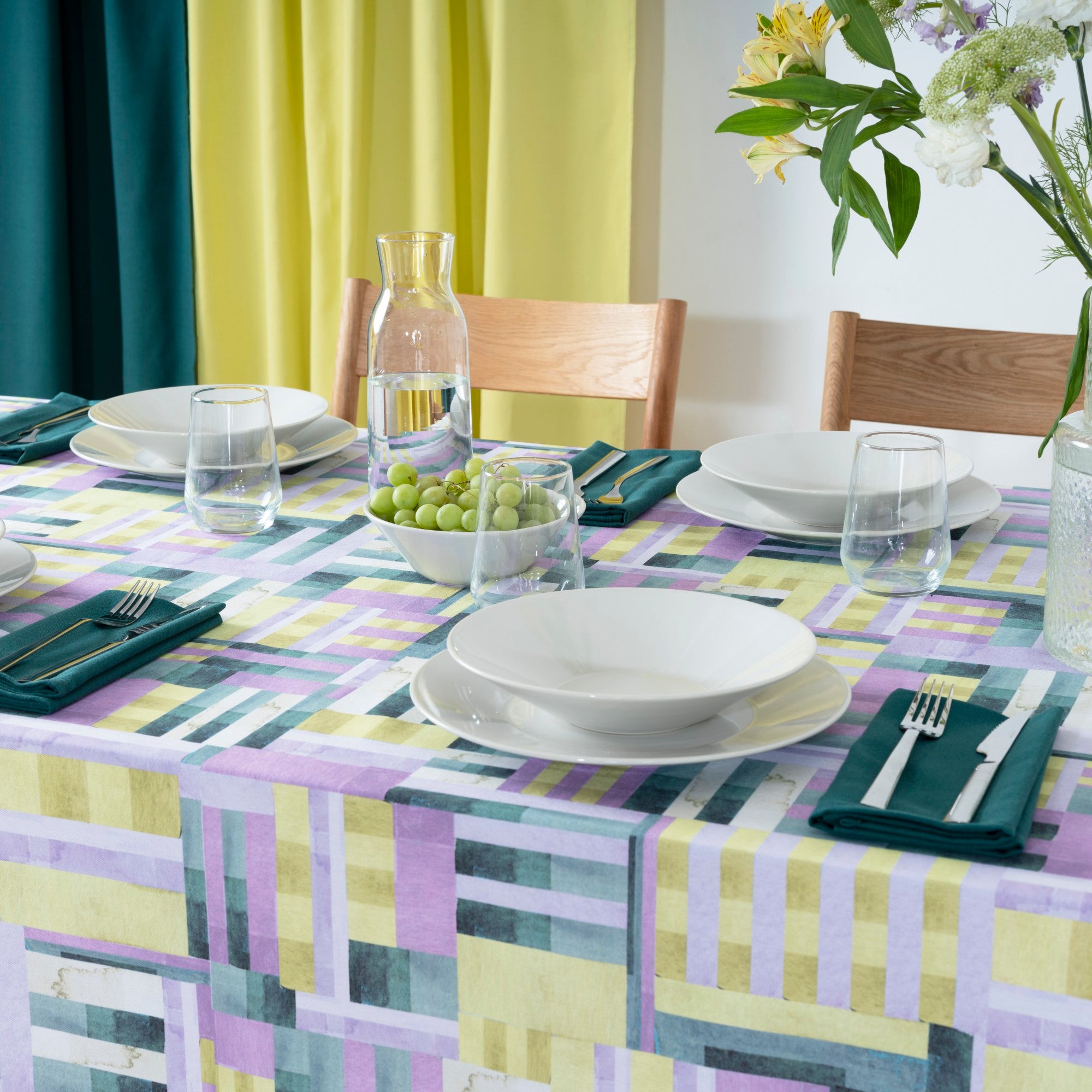 Mantel resinado antimanchas 100% algodón Diss 2