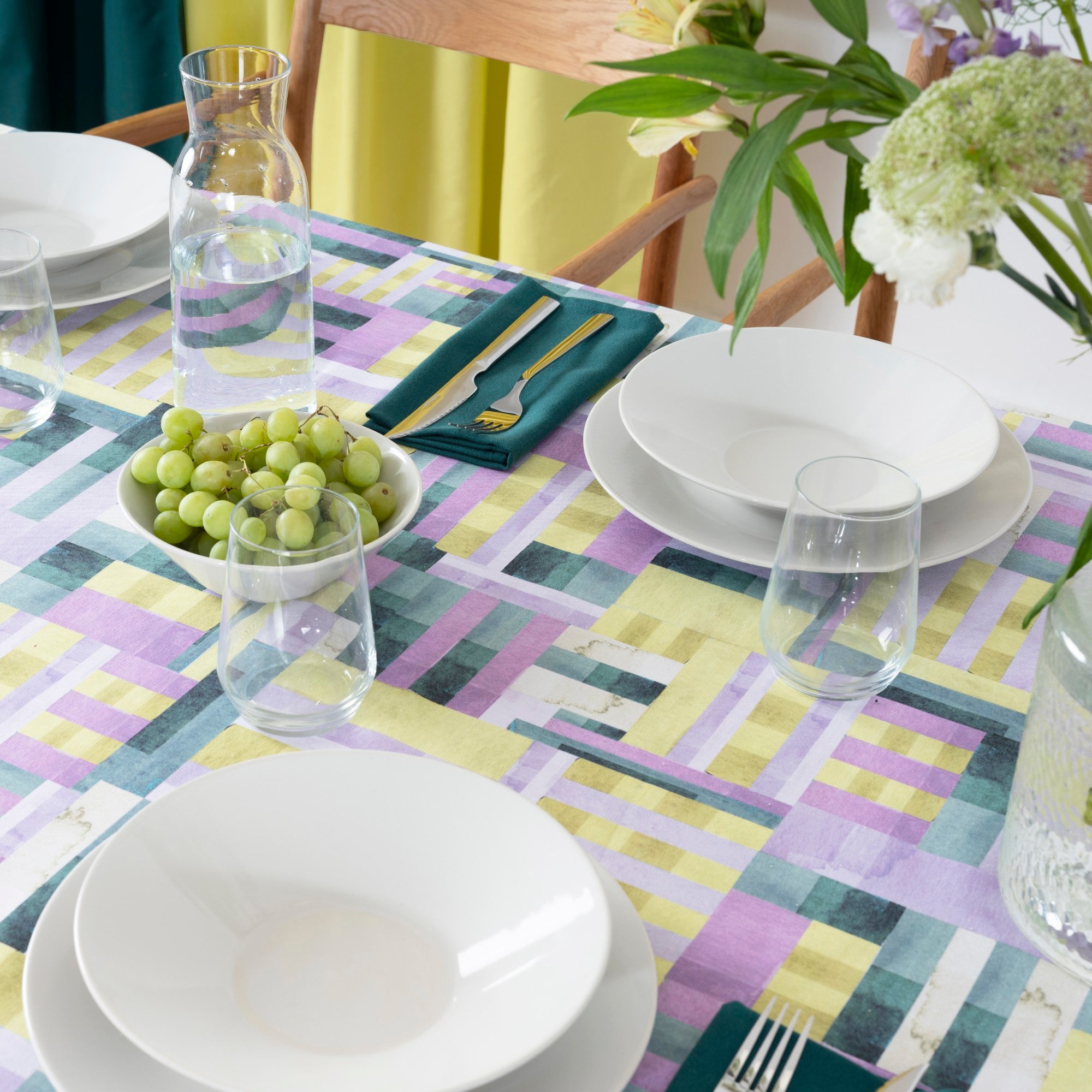 Mantel resinado antimanchas 100% algodón Diss 2