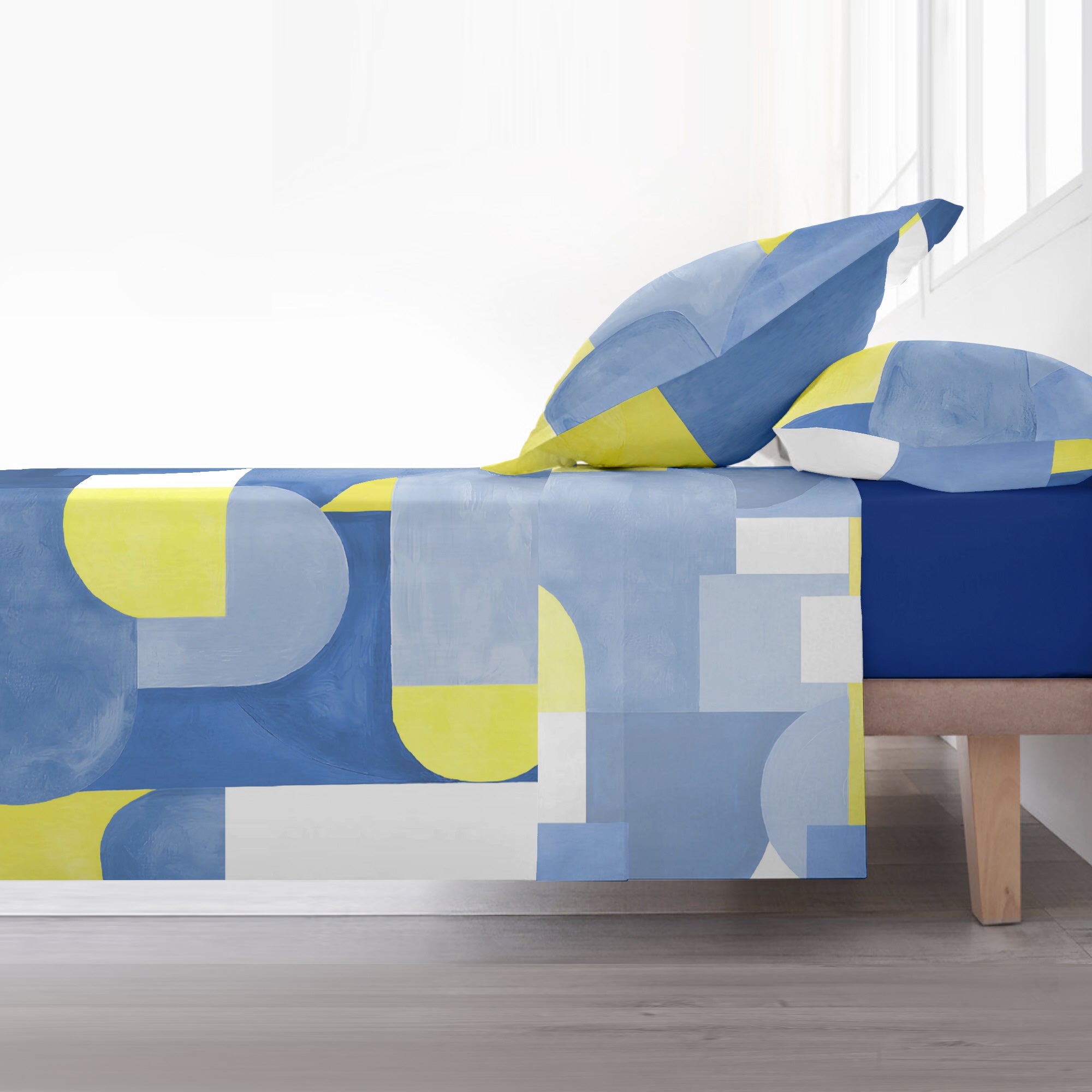 100% Cotton Dundee Blue Sheet Set