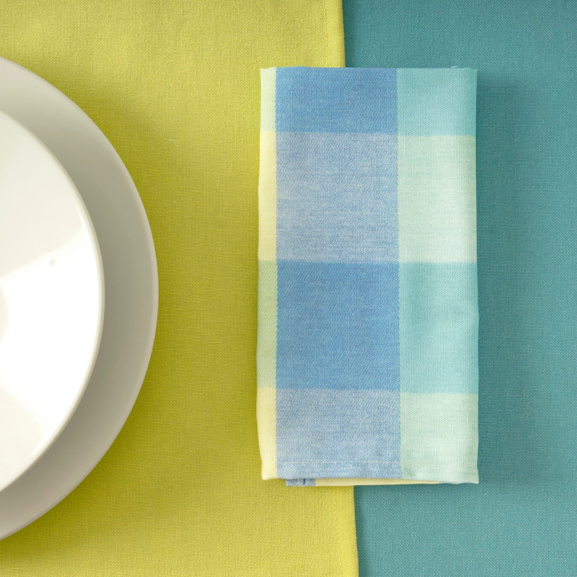 Pack of 2 pcs. 100% cotton napkins Bath Blue