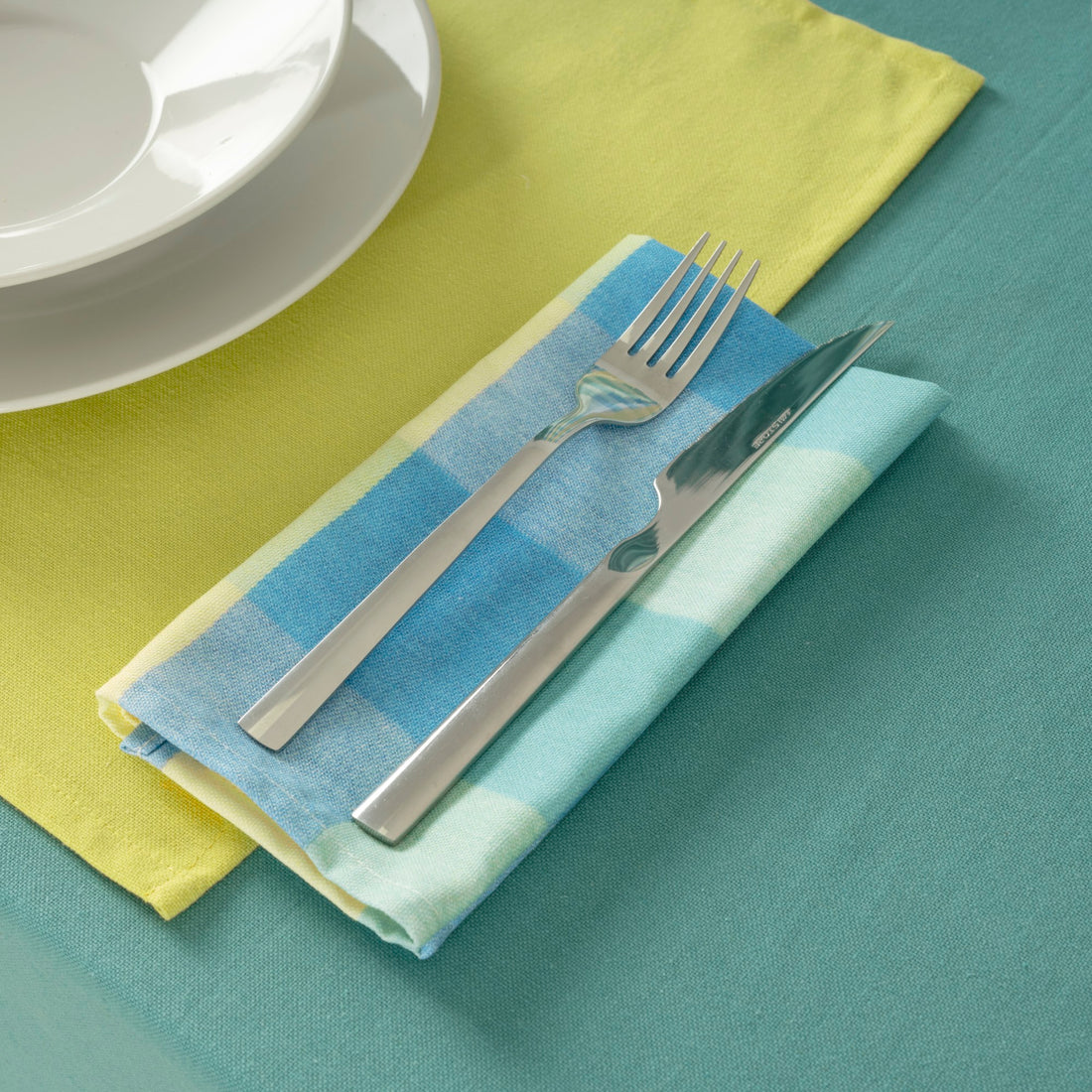Pack of 2 pcs. 100% cotton napkins Bath Blue