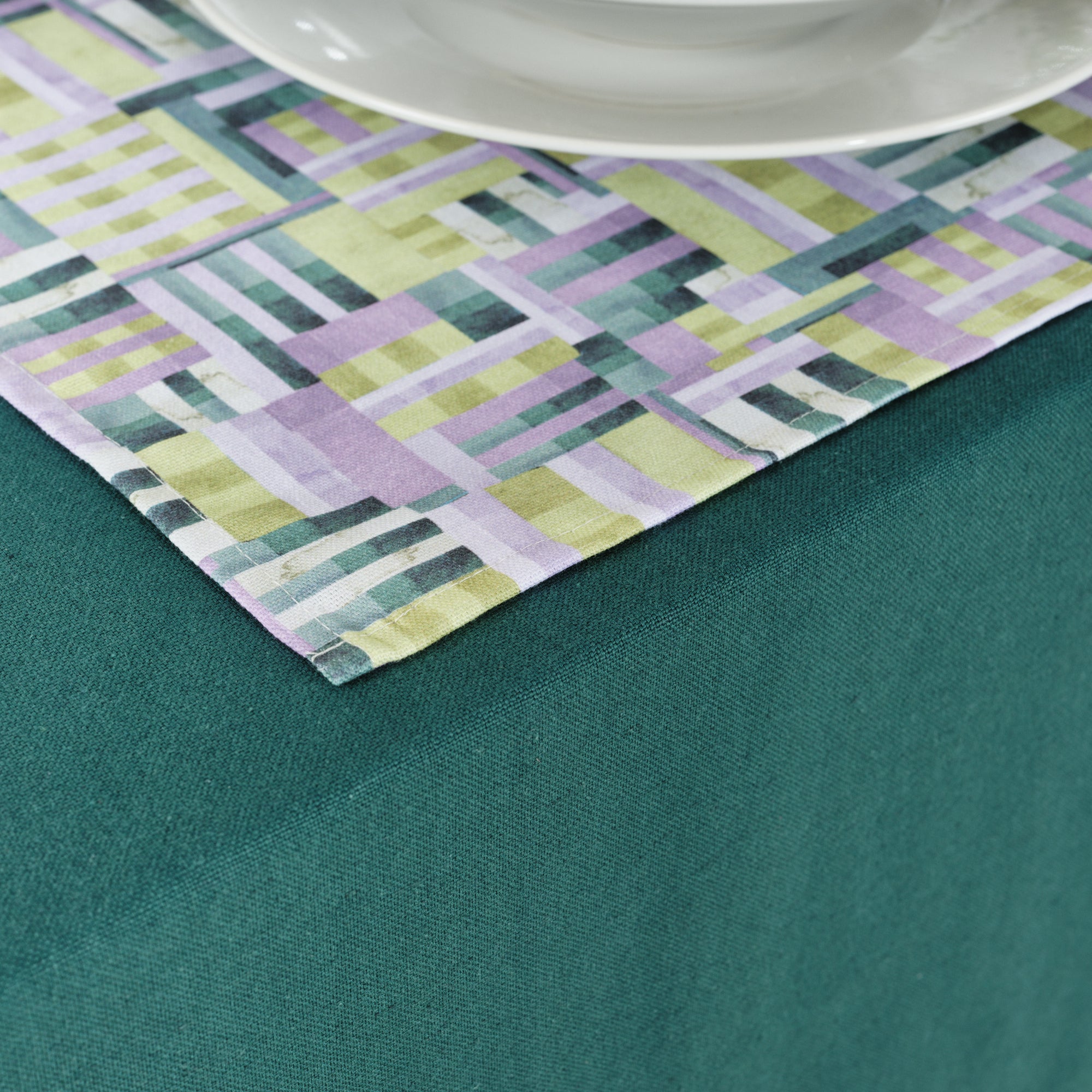 Paquet de 2 pièces. Nappe individuelle enduite de résine antitache Diss 2