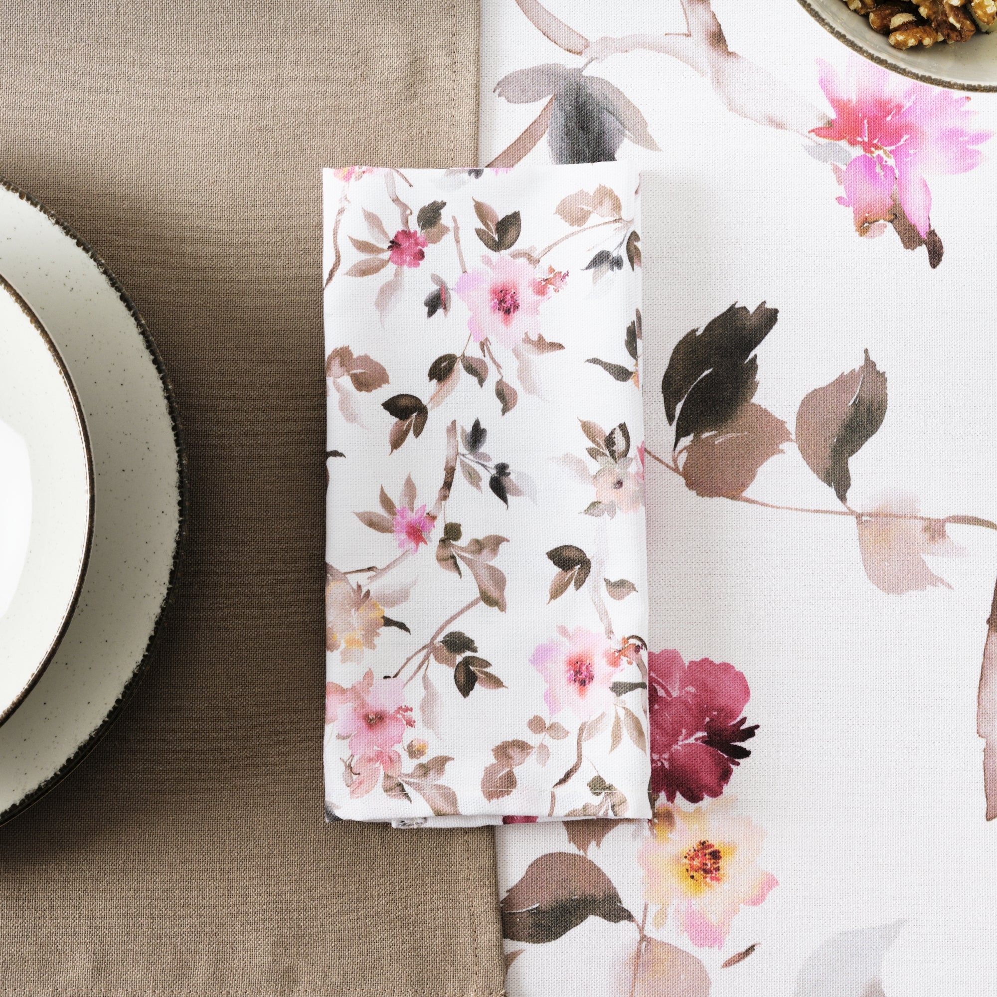 Pack 2 ud. servilletas 100% algodón Leeds Rosa