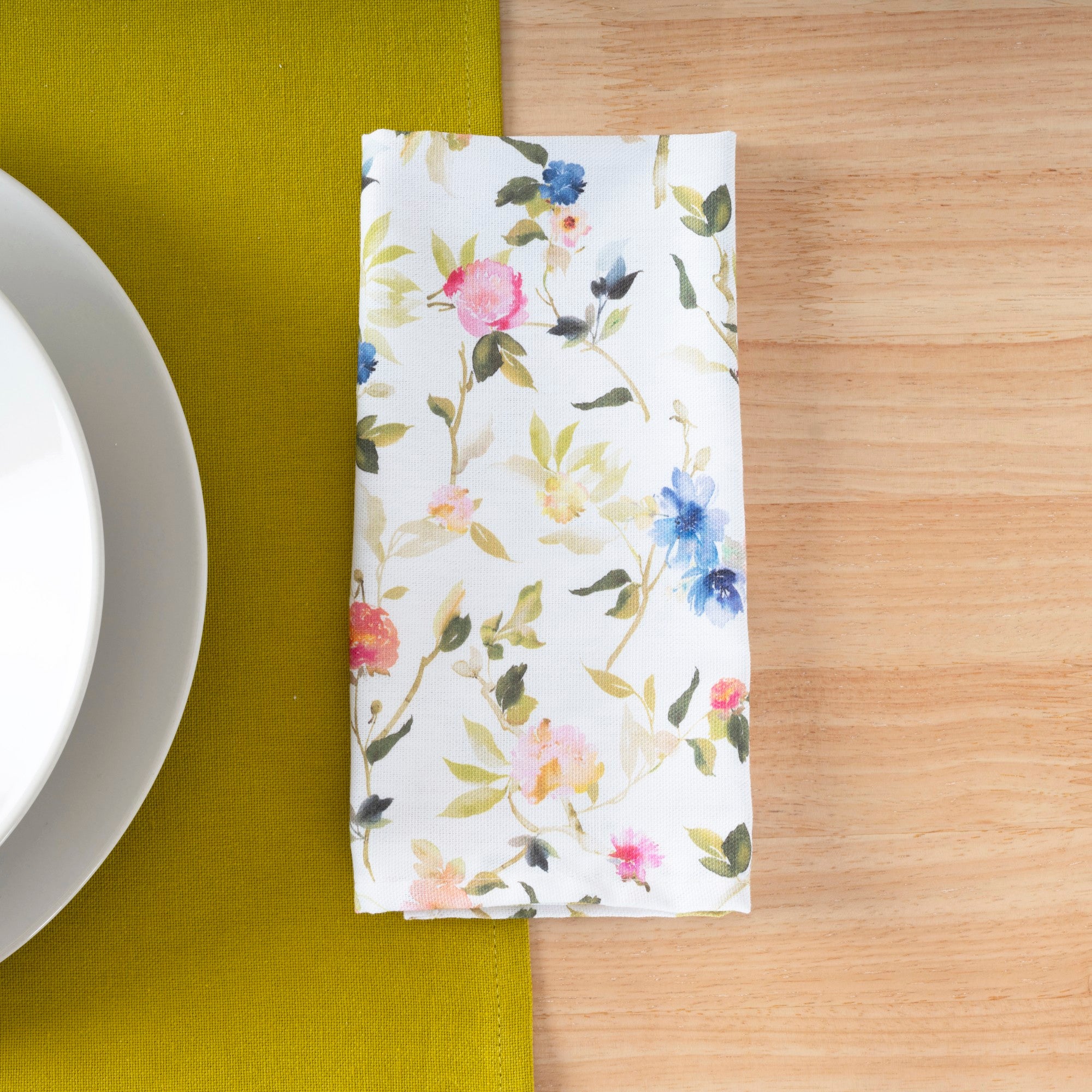 Pack 2 ud. servilletas 100% algodón Leeds Verde