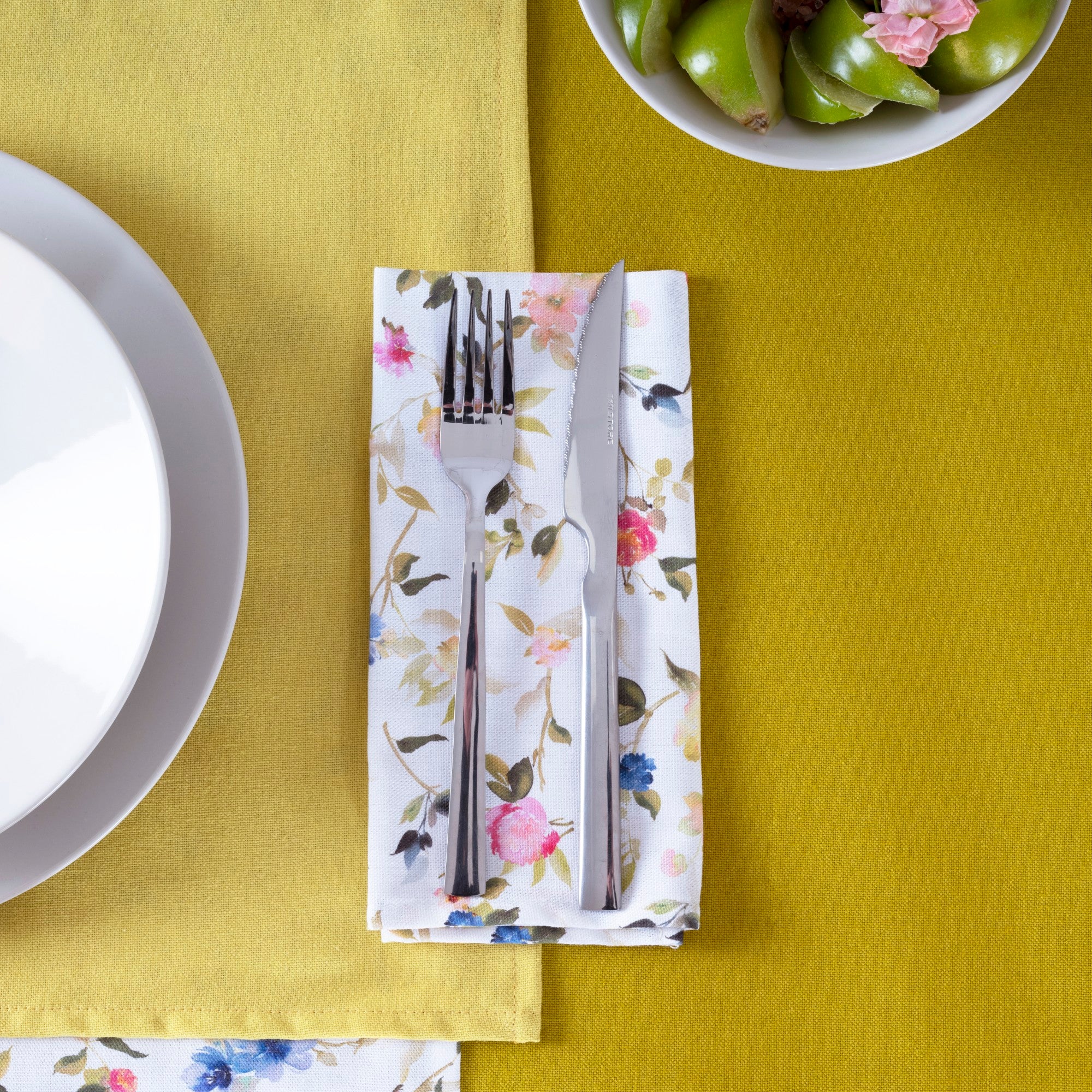 Pack 2 ud. servilletas 100% algodón Leeds Verde