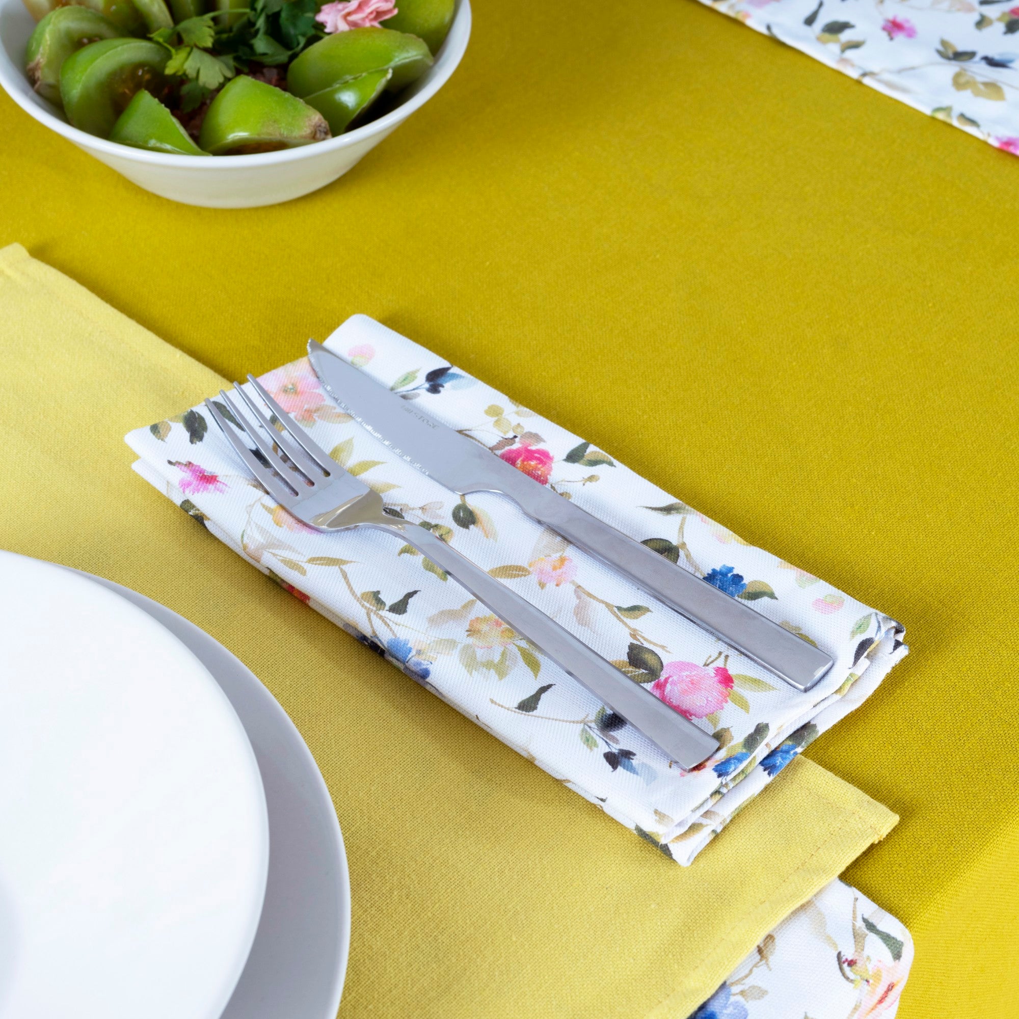 Pack 2 ud. servilletas 100% algodón Leeds Verde