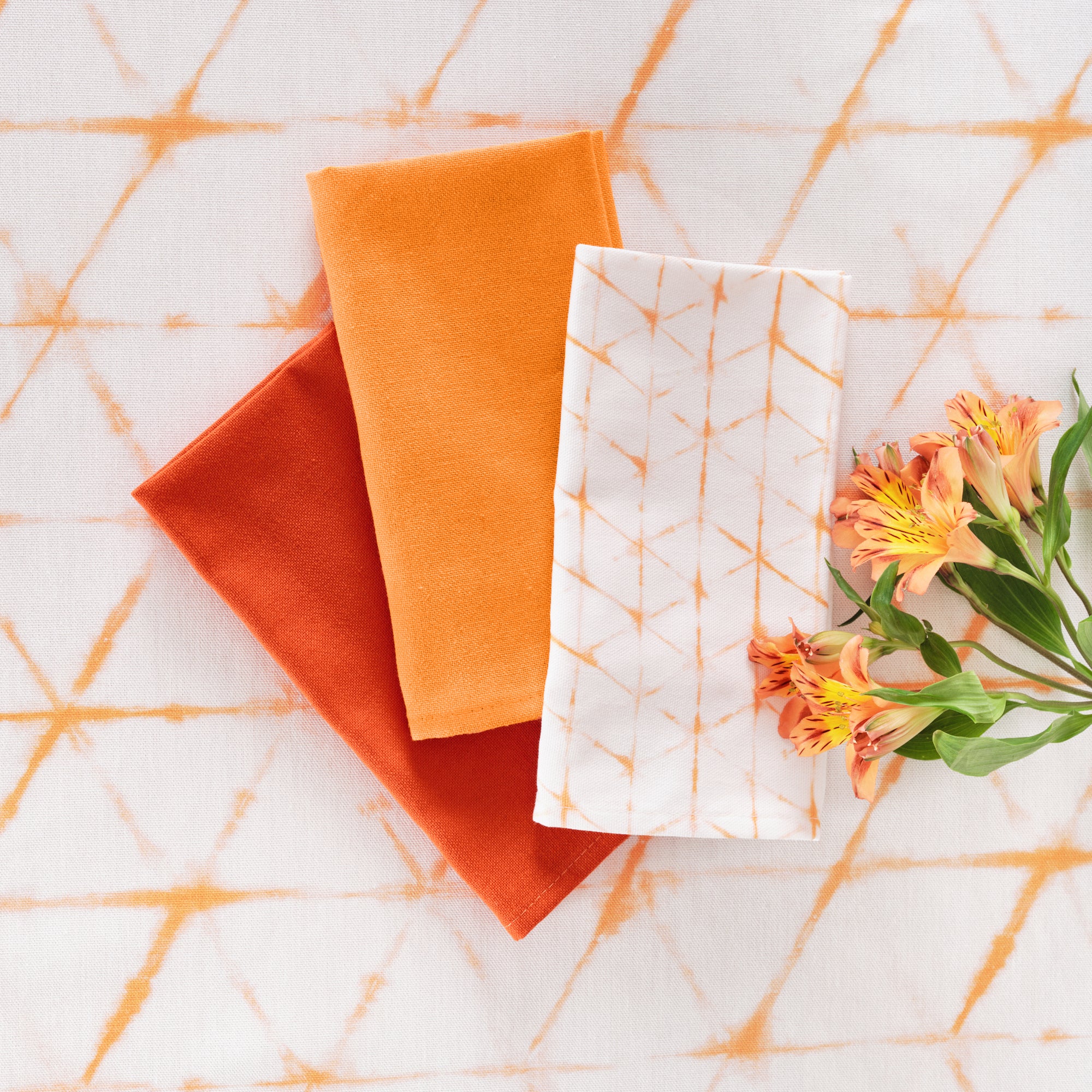 Pack of 2 pcs. 100% cotton napkins Leek 23