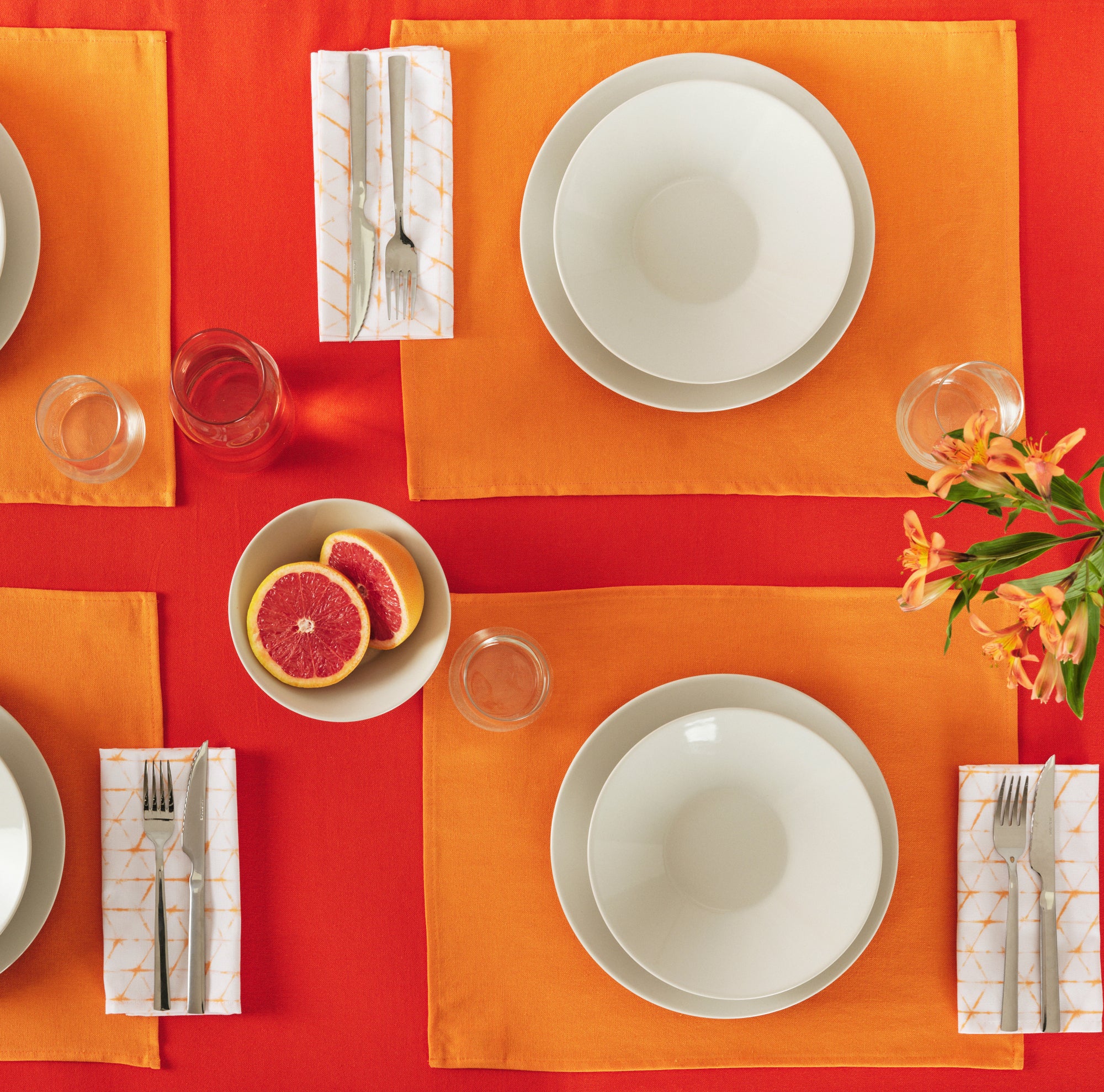 Pack of 2 pcs. 100% cotton napkins Leek 23