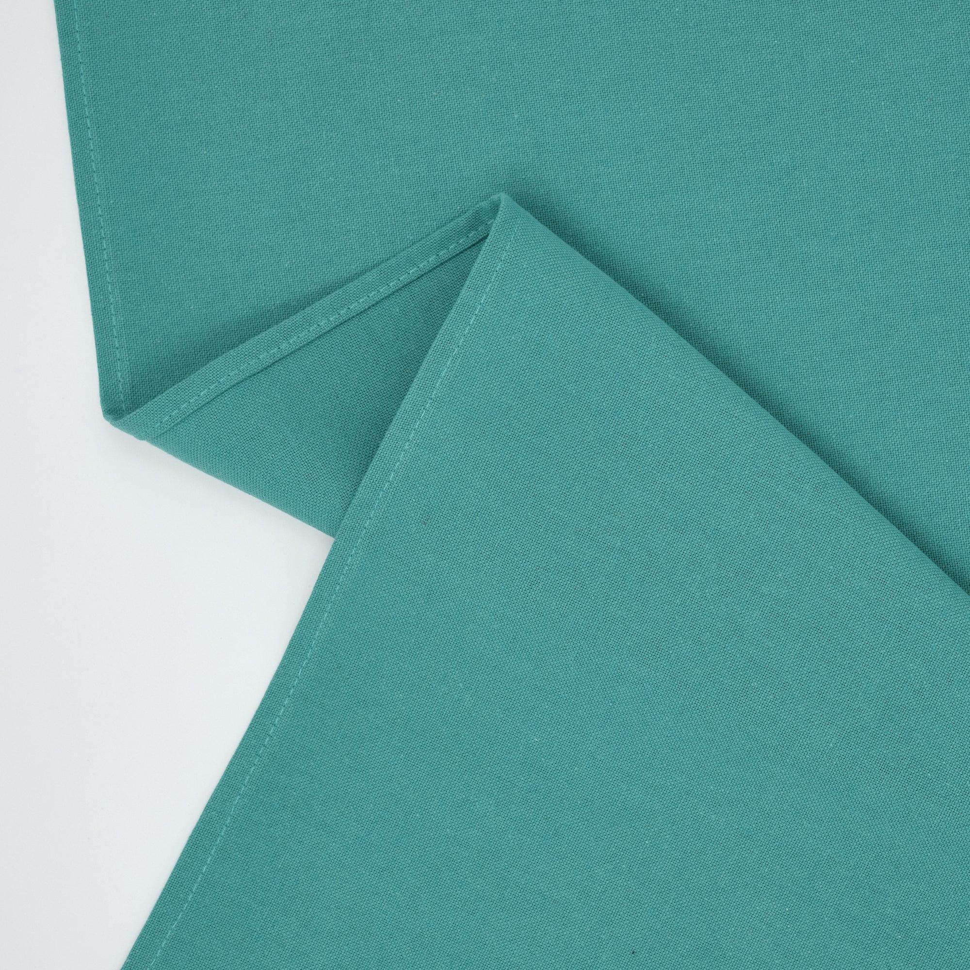 Pack of 2 plain kitchen cloths 100% Turquoise linen