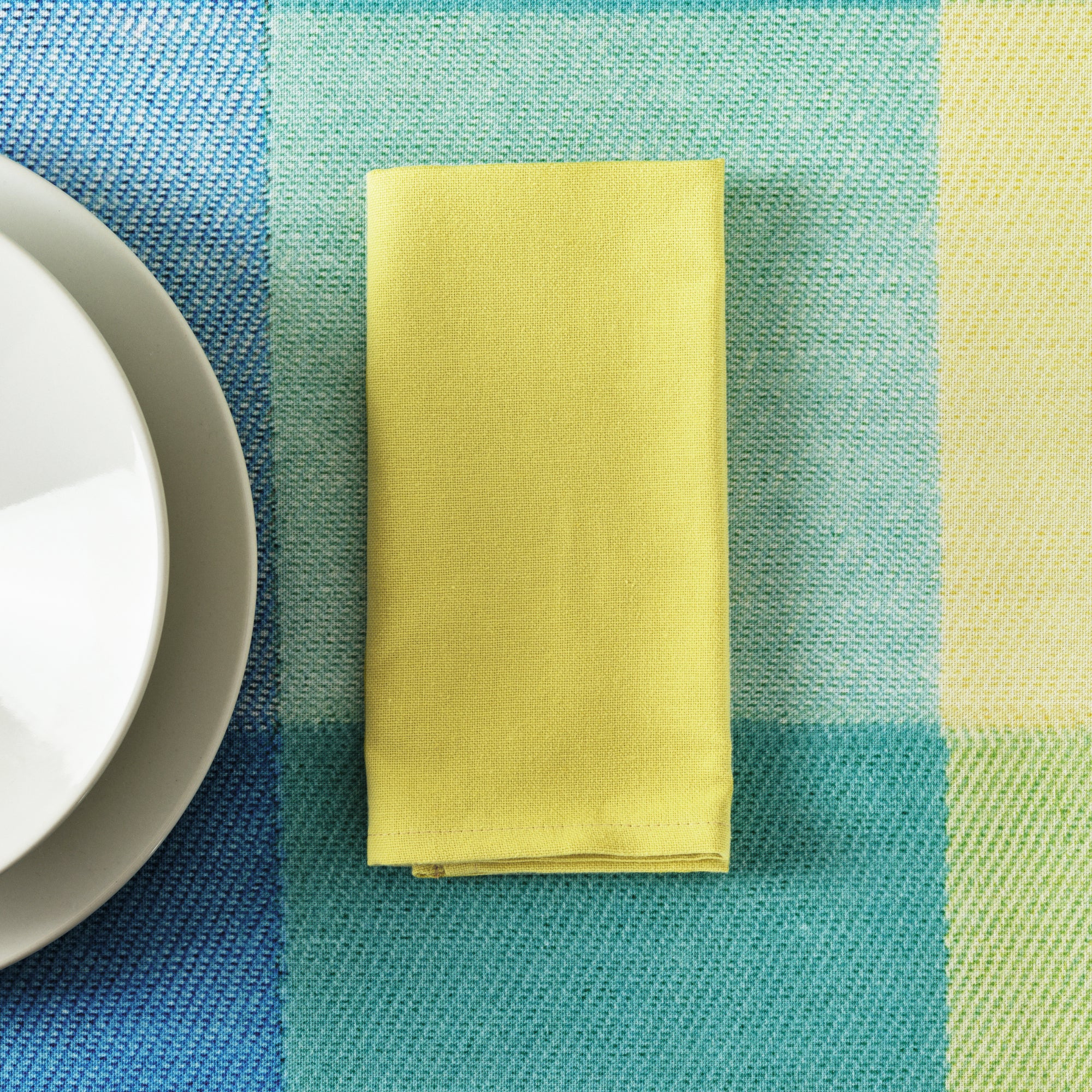 Pack 2 ud. servilletas liso Lino 100% Pistacho