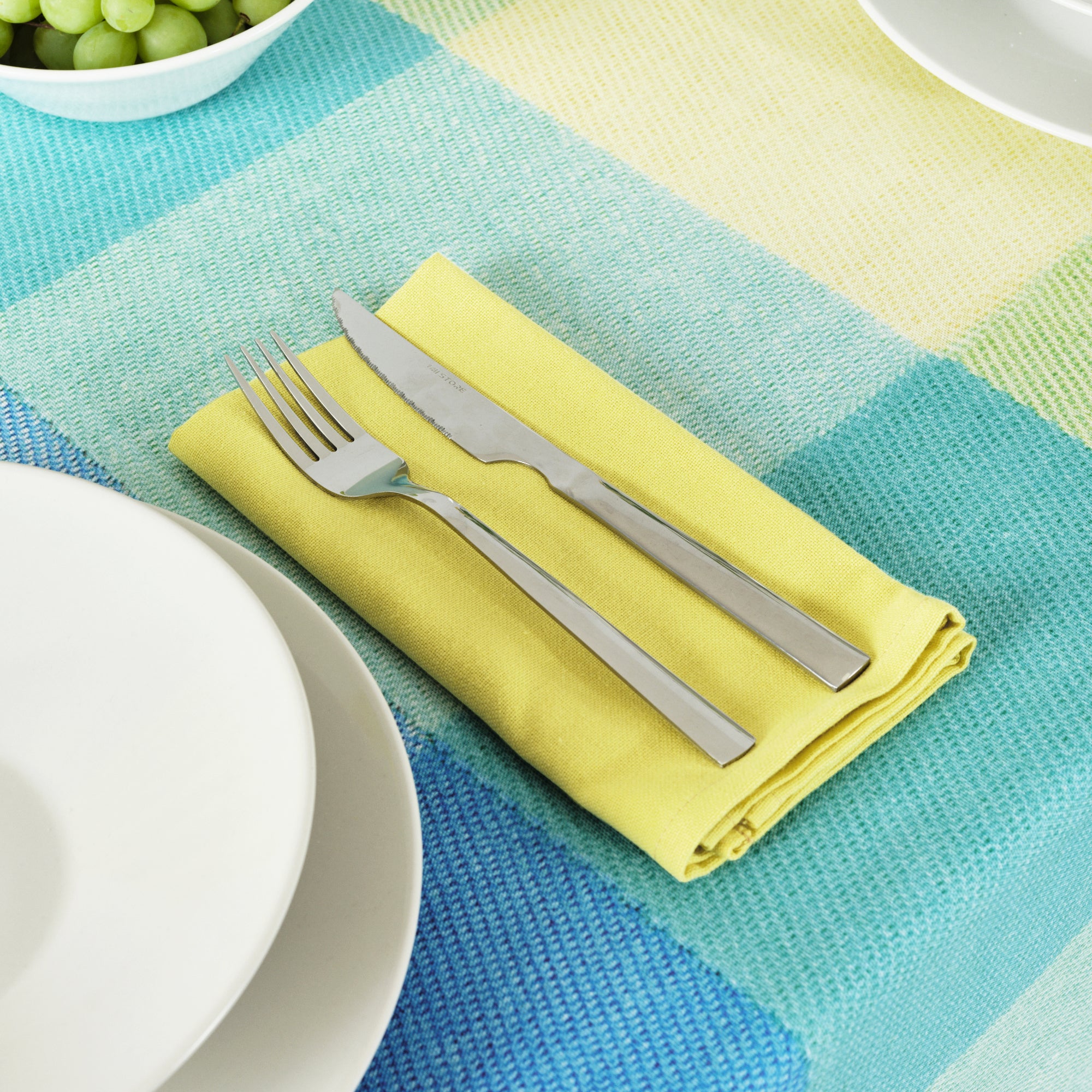 Pack 2 ud. servilletas liso Lino 100% Pistacho