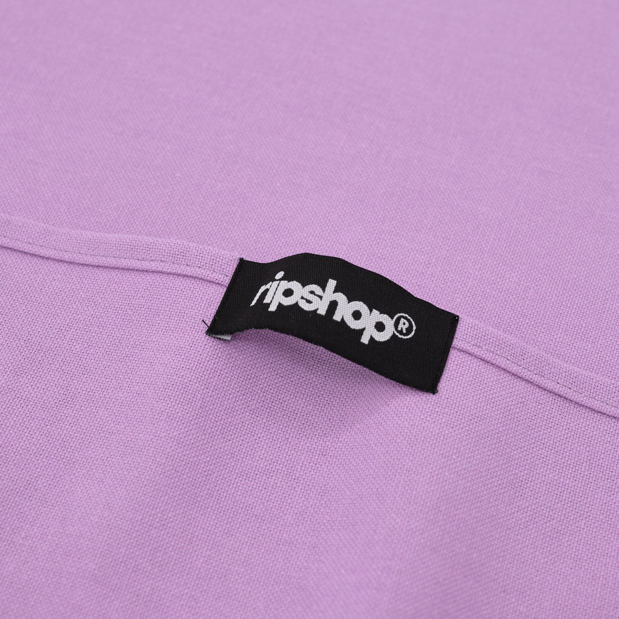 Pack of 2 plain kitchen cloths, 100% linen, lilac