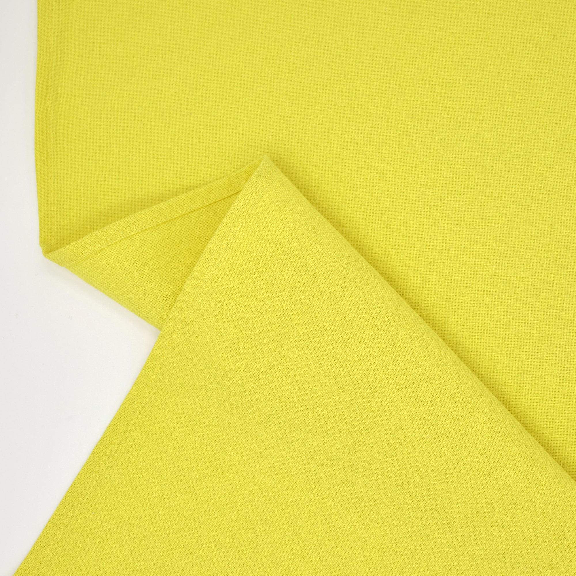 Pack of 2 plain kitchen cloths 100% linen yellow