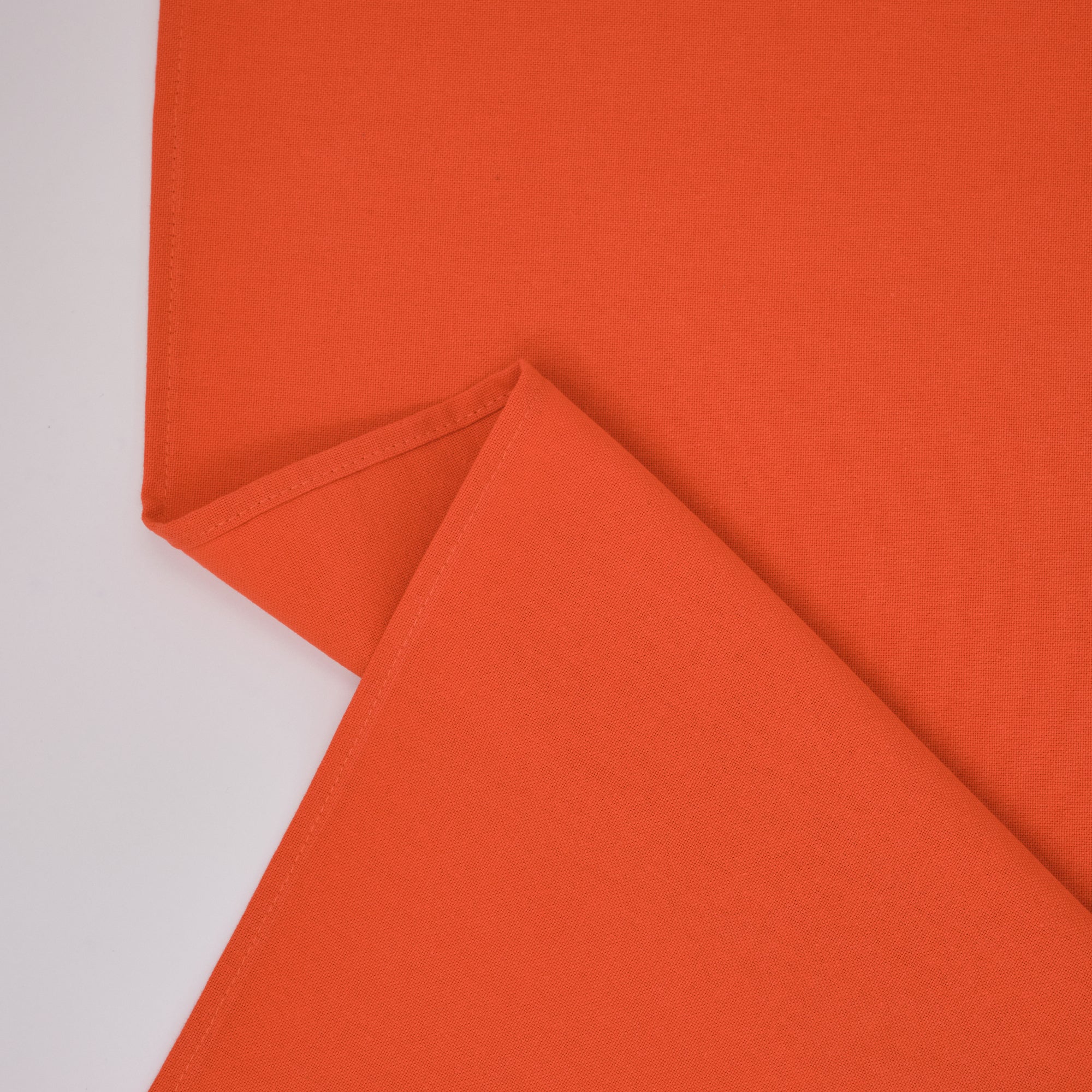 Pack of 2 plain kitchen cloths 100% linen Dark Orange