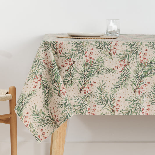 Merry Christmas 30 stain-resistant tablecloth