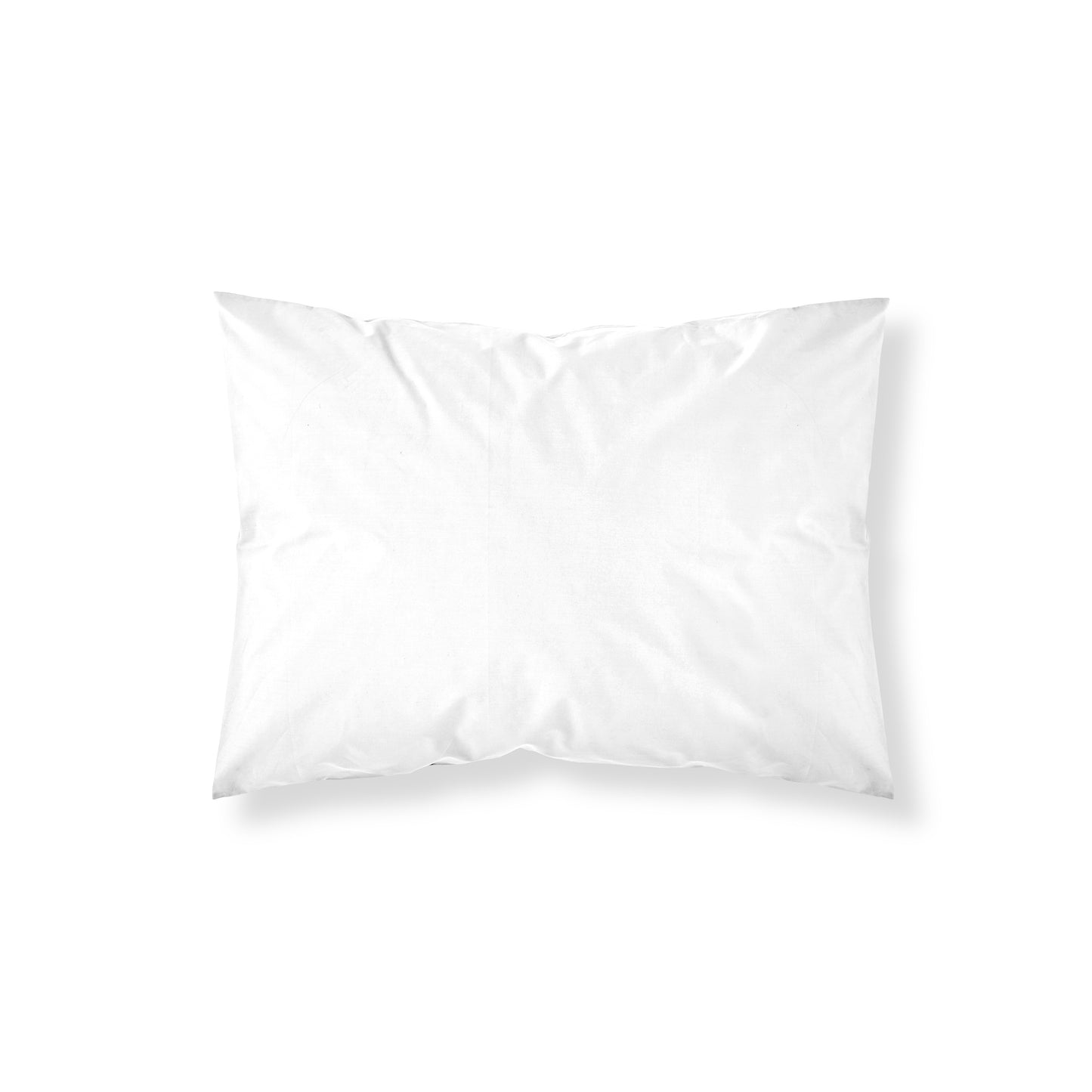 Taie d'oreiller blanche 100% coton 30x50 cm