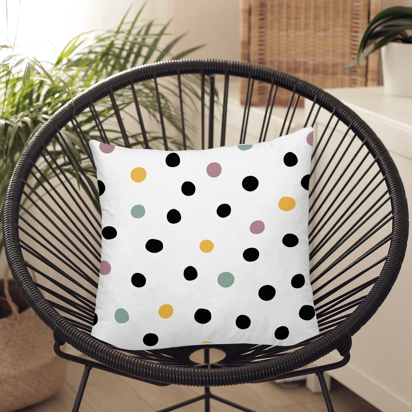 Indoor and outdoor stain-resistant cushion with stain-resistant filling Cuzco 50x50 cm