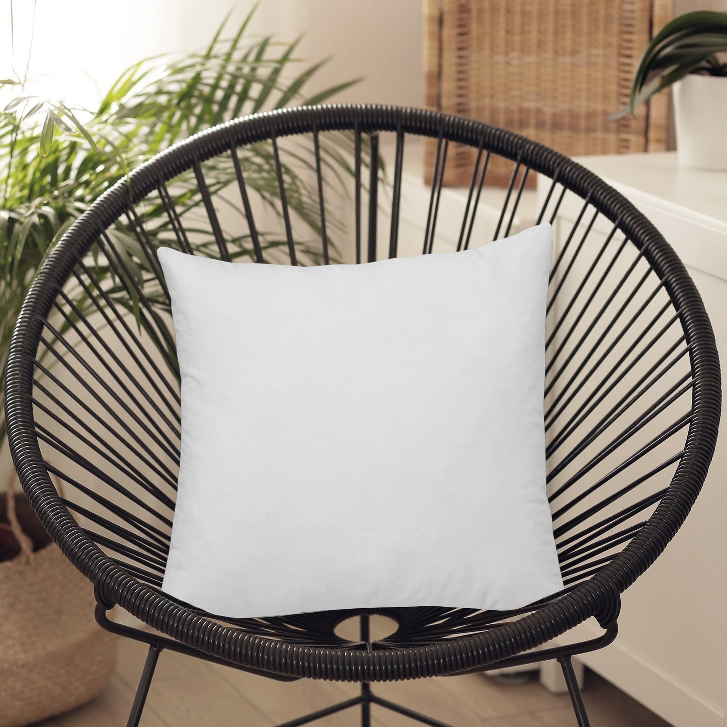 Indoor and outdoor stain-resistant cushion with stain-resistant filling Levante 103 50x50 cm