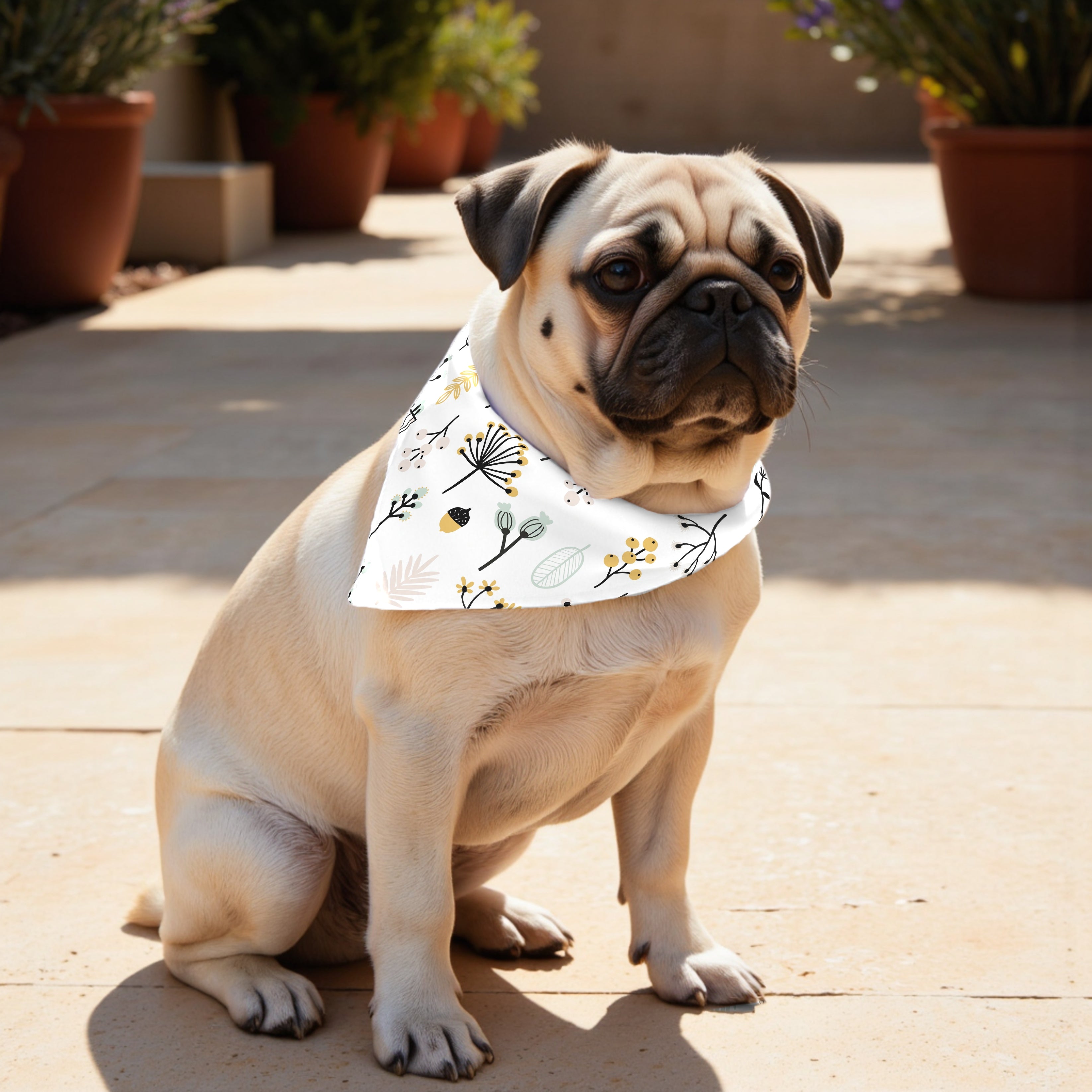 Pack 2 unidades bandana para mascotas SANTORINI