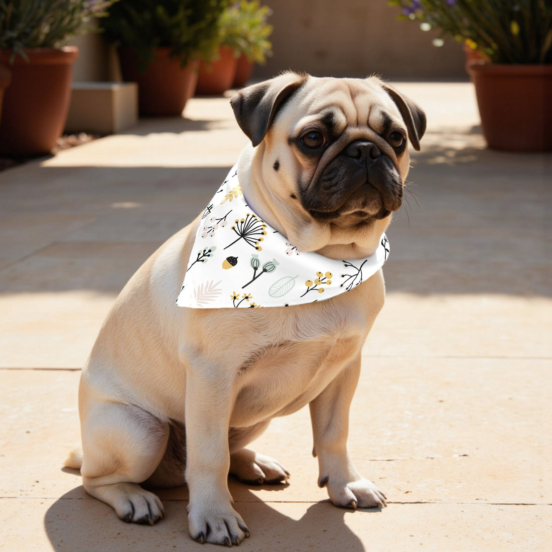 Pack 2 unidades bandana para mascotas SANTORINI