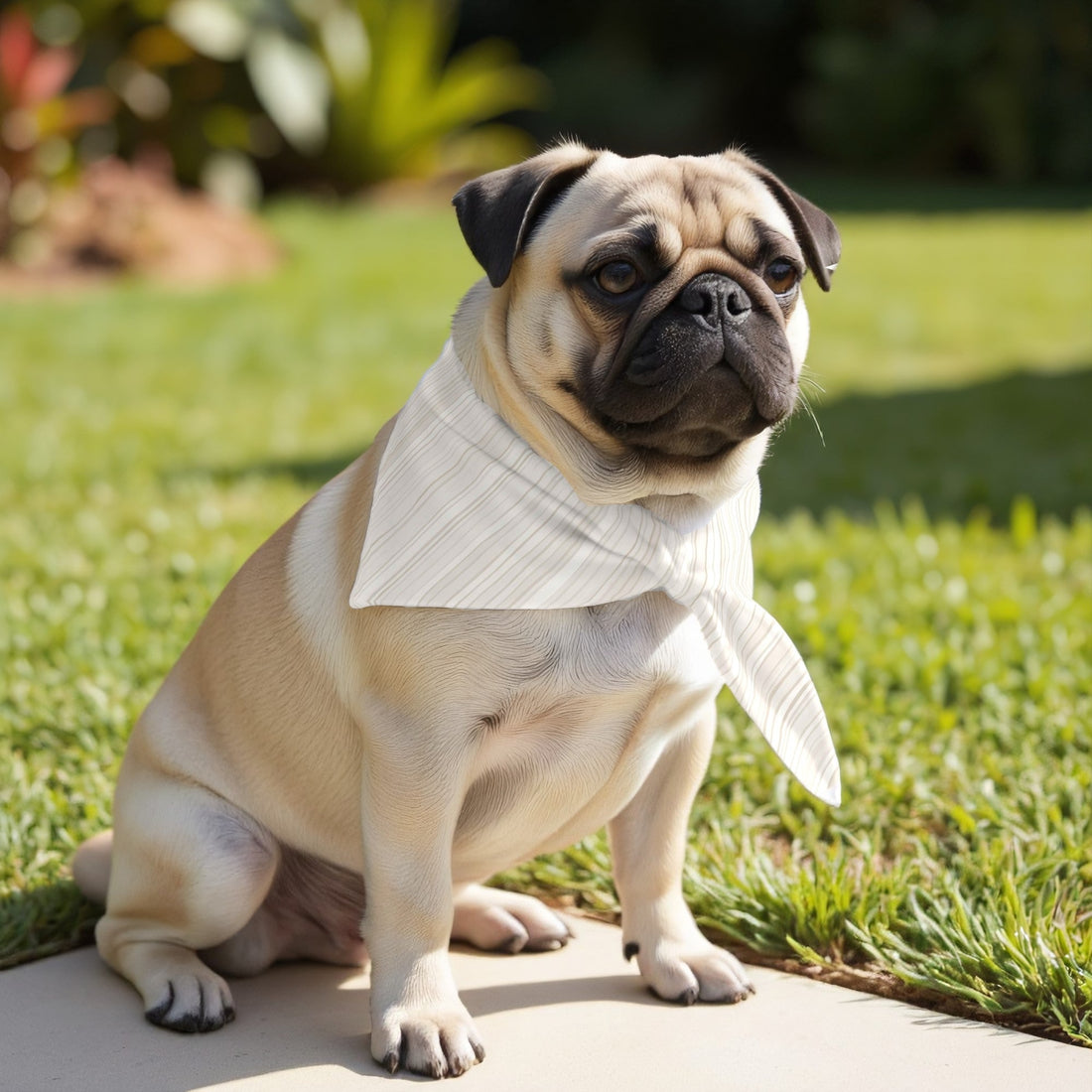 Pack 2 unidades bandana para mascotas LESA 125 BEIG
