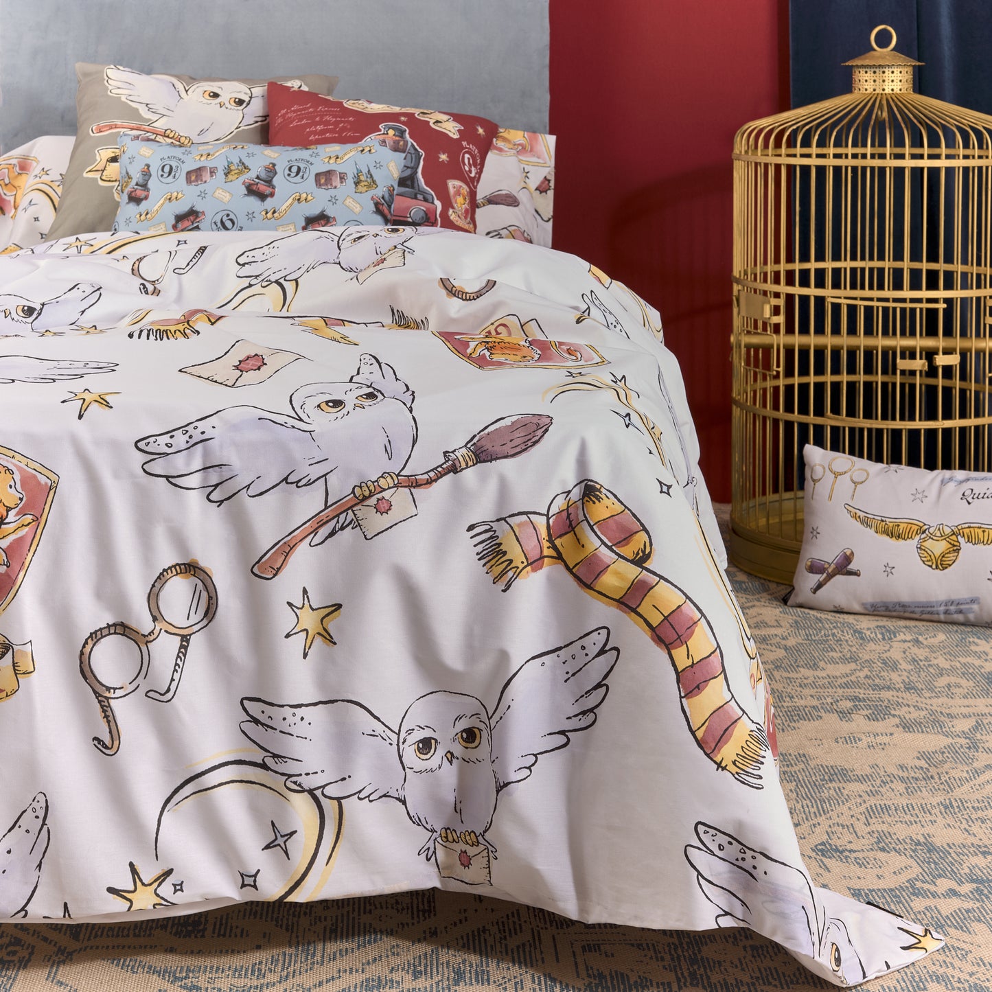 Housse de couette Hedwige 100% coton