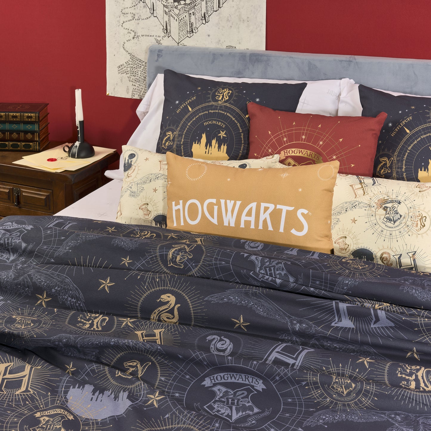 100% cotton duvet cover Harry Potter Gold