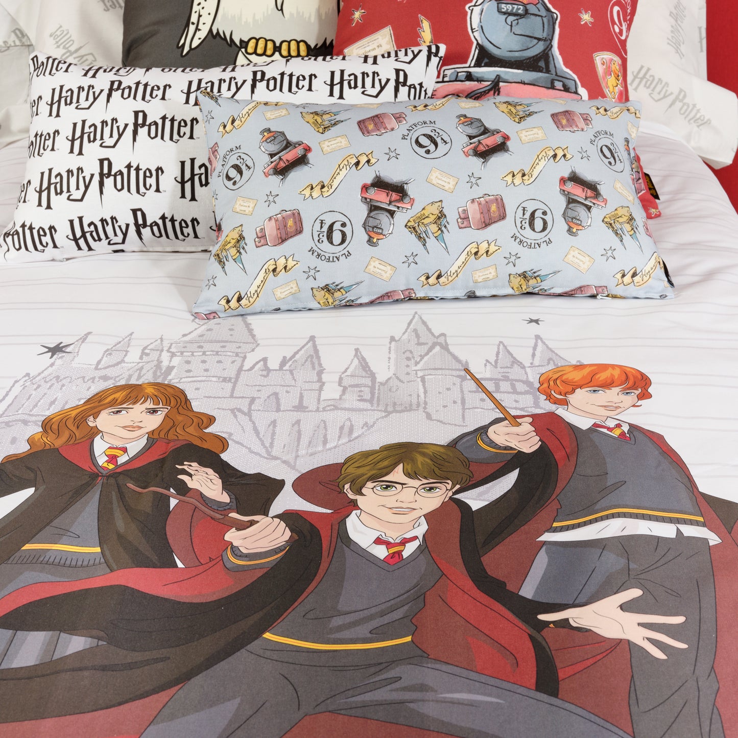 Housse de couette 100% coton équipe Harry Potter