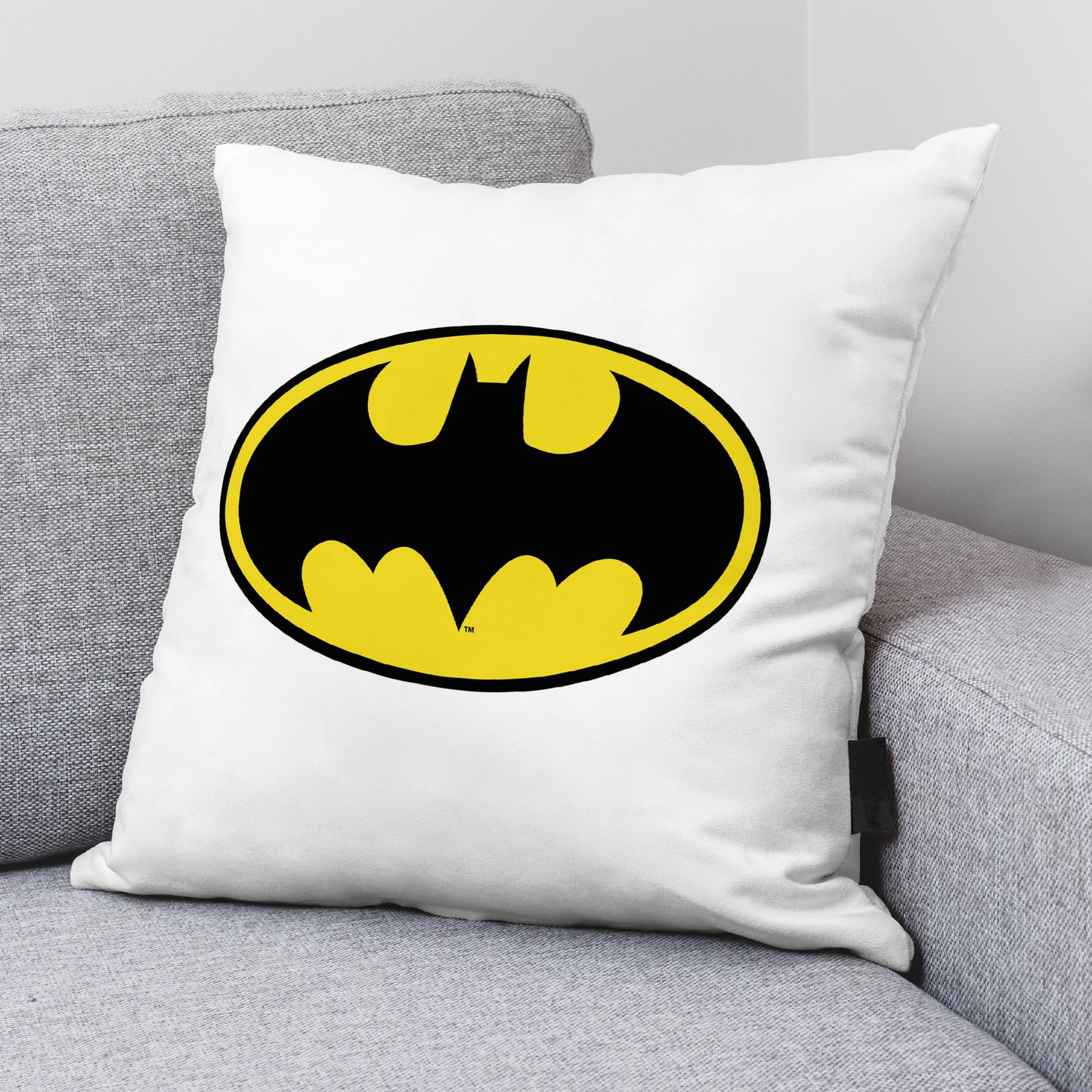 Housse de coussin 100% Coton 45x45 cm Batman Basic A