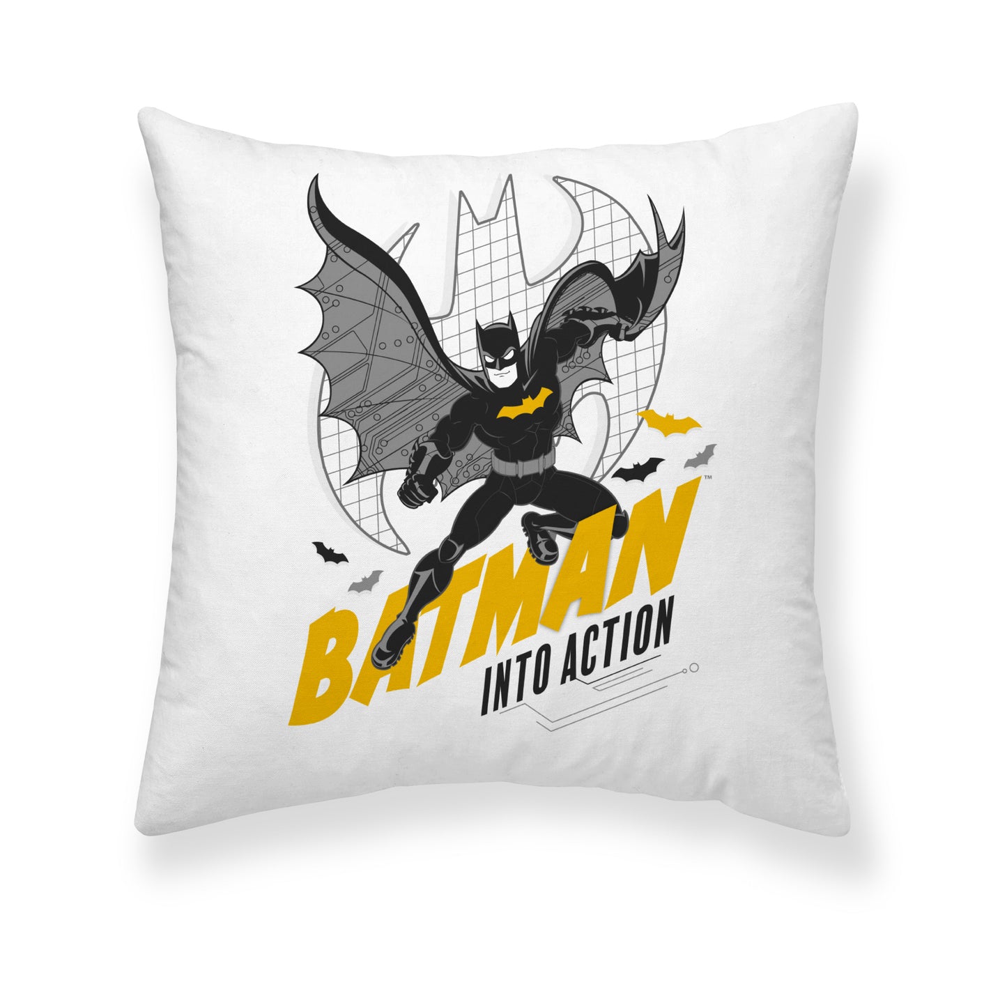 Cushion cover 100% Cotton 45x45 cm Batman Comix 1B