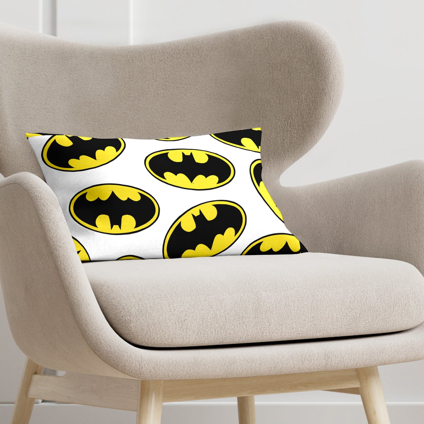 Cushion cover 100% Cotton 30x50 cm Batman White C