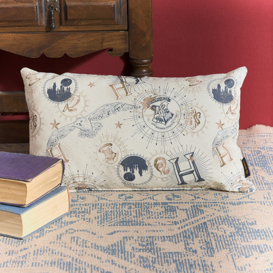 Housse de coussin 100% coton 30x50cm Harry Potter Or C