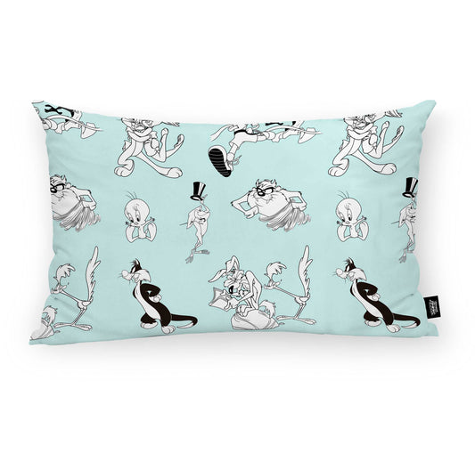 Housse de coussin 100% Coton 30x50 cm Looney B&amp;W C