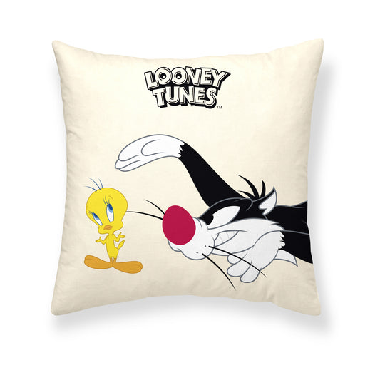 Housse de coussin 100% Coton 45x45 cm Looney Personnages B