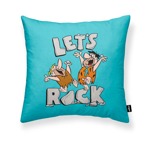 Housse de coussin 100% Coton 45x45 cm Let's Rock A