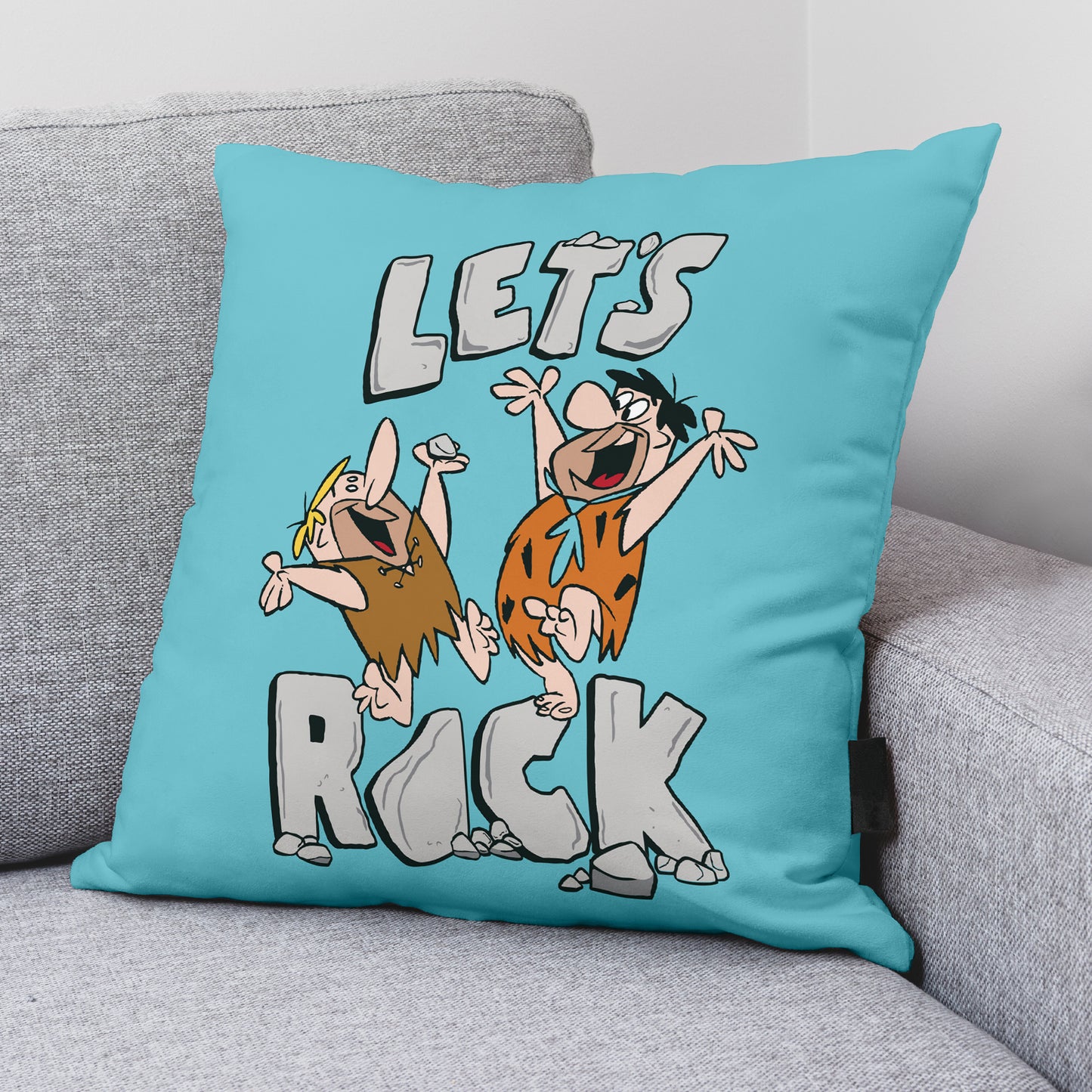 Housse de coussin 100% Coton 45x45 cm Let's Rock A