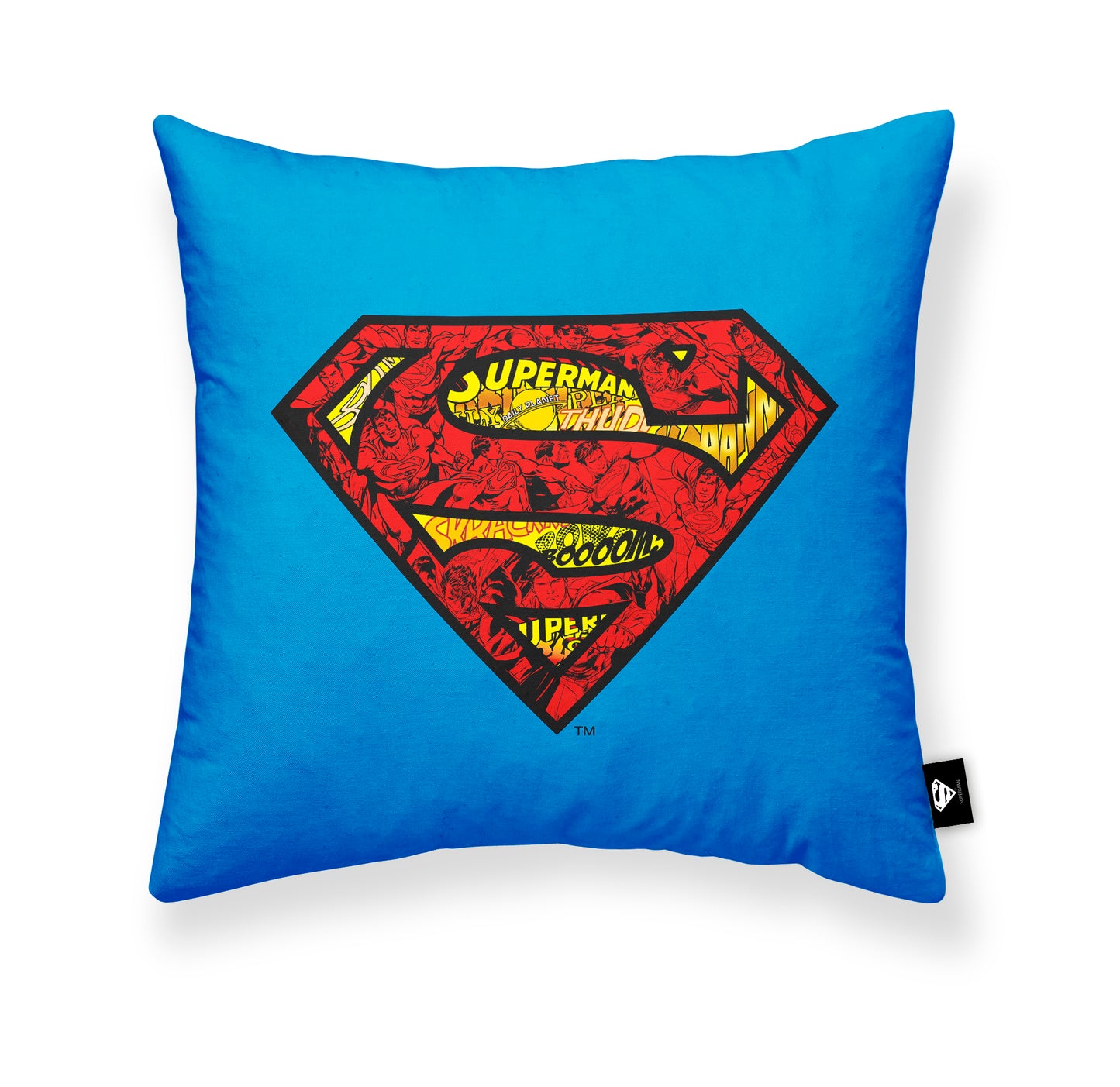 Housse de coussin 100% Coton 45x45 cm Superman Basic A