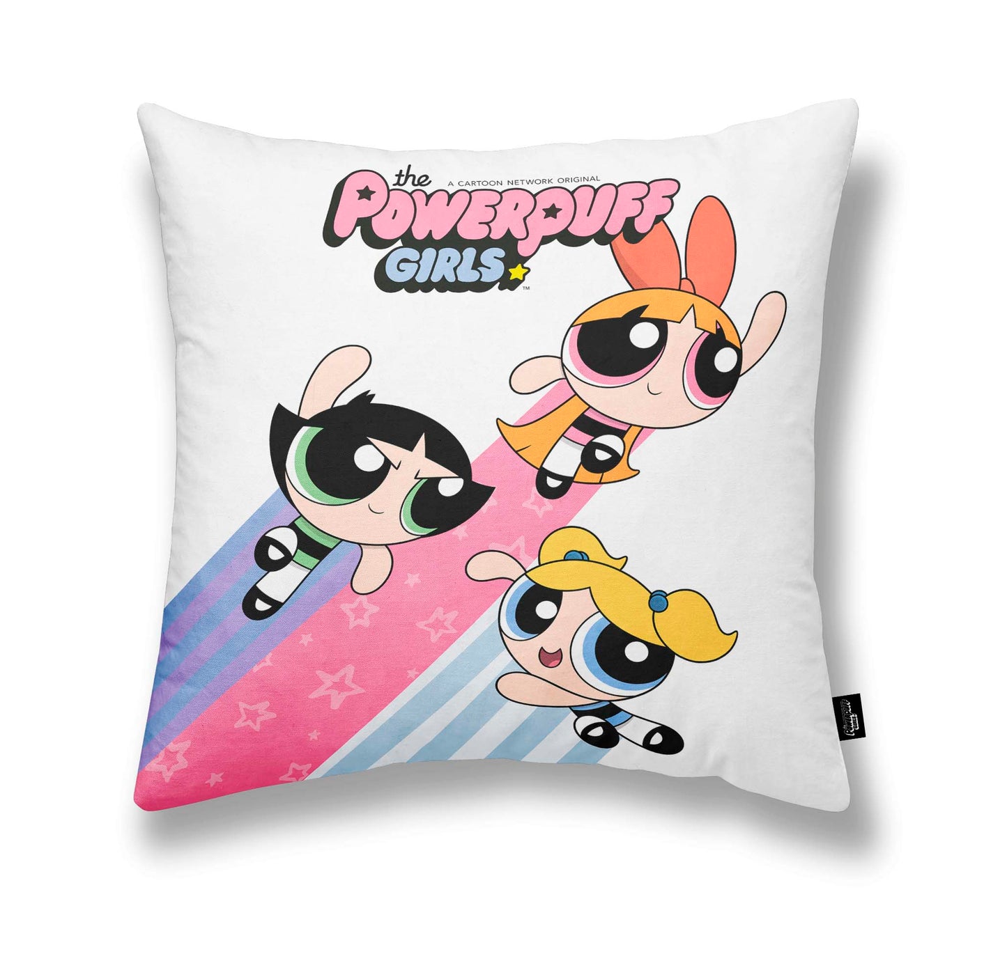 Housse de coussin 100% Coton 45x45 cm Powerpuff A