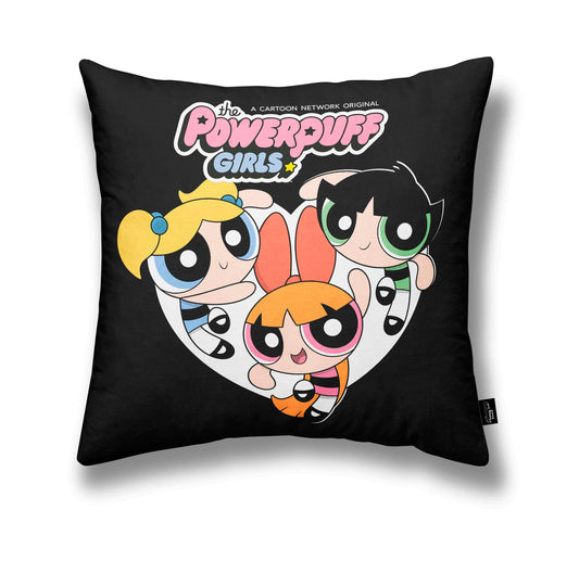 Housse de coussin 100% Coton 45x45 cm Powerpuff B