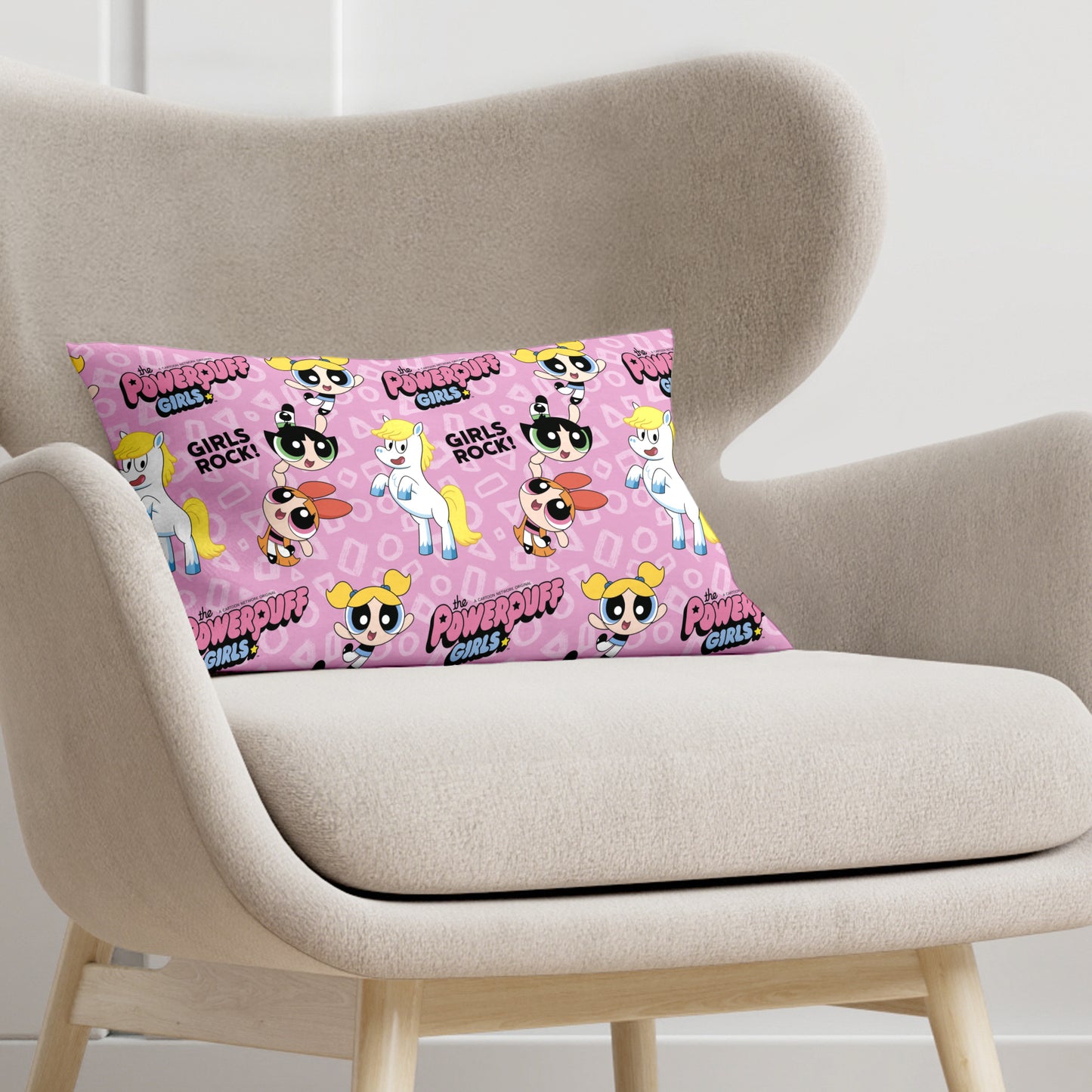 100% Cotton cushion cover 30x50 cm Powerpuff C