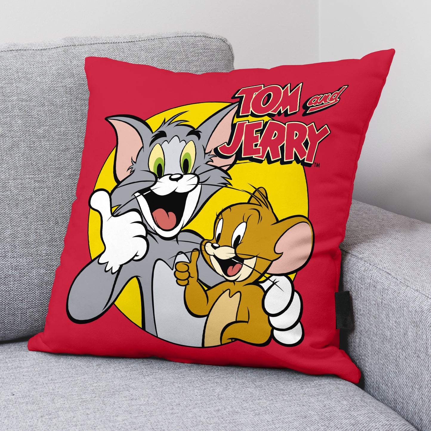 100% Cotton cushion cover 45x45 cm Tom&amp;Jerry A