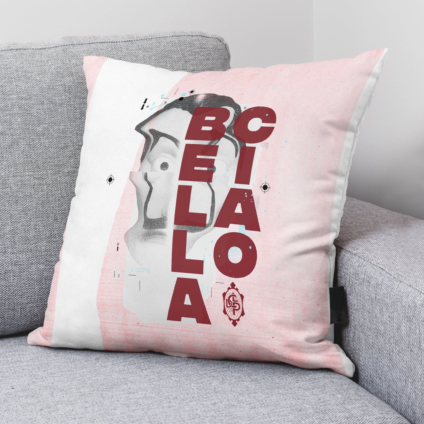 Cushion cover 100% Cotton 45x45 cm Berlin A