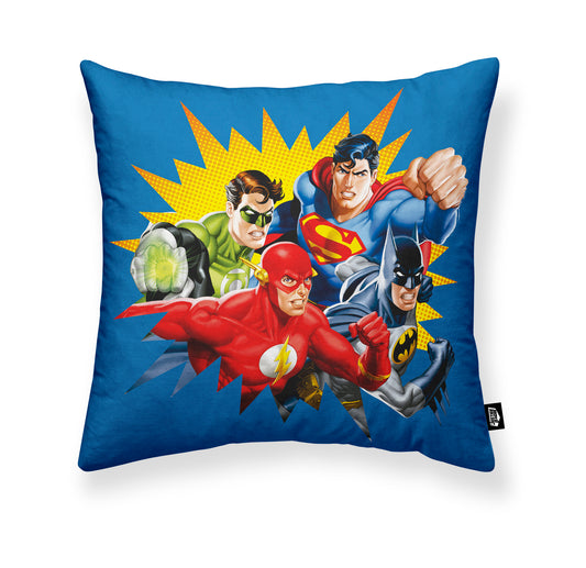 Housse de coussin 100% Coton 45x45 cm Justice League B