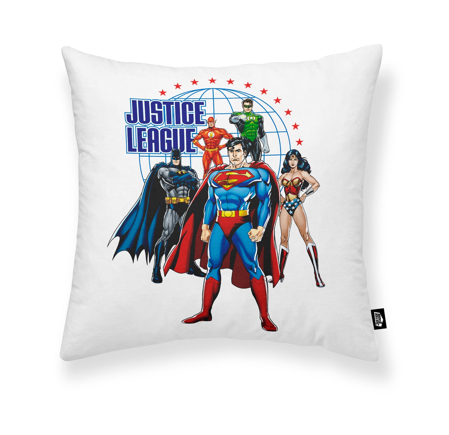 Housse de coussin 100% Coton 45x45 cm Justice Team A