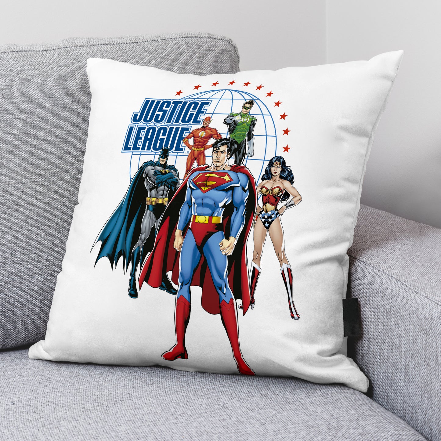 100% Cotton cushion cover 45x45 cm Justice Team A